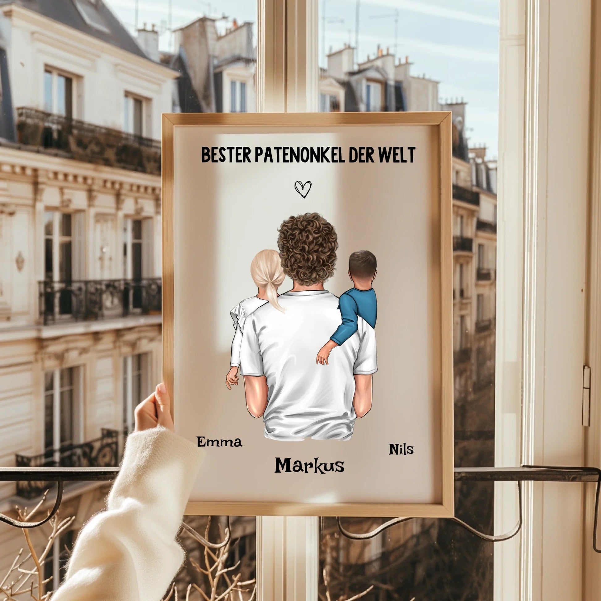 Patenonkel Kind Geschenk Poster selber gestalten - Prinolla