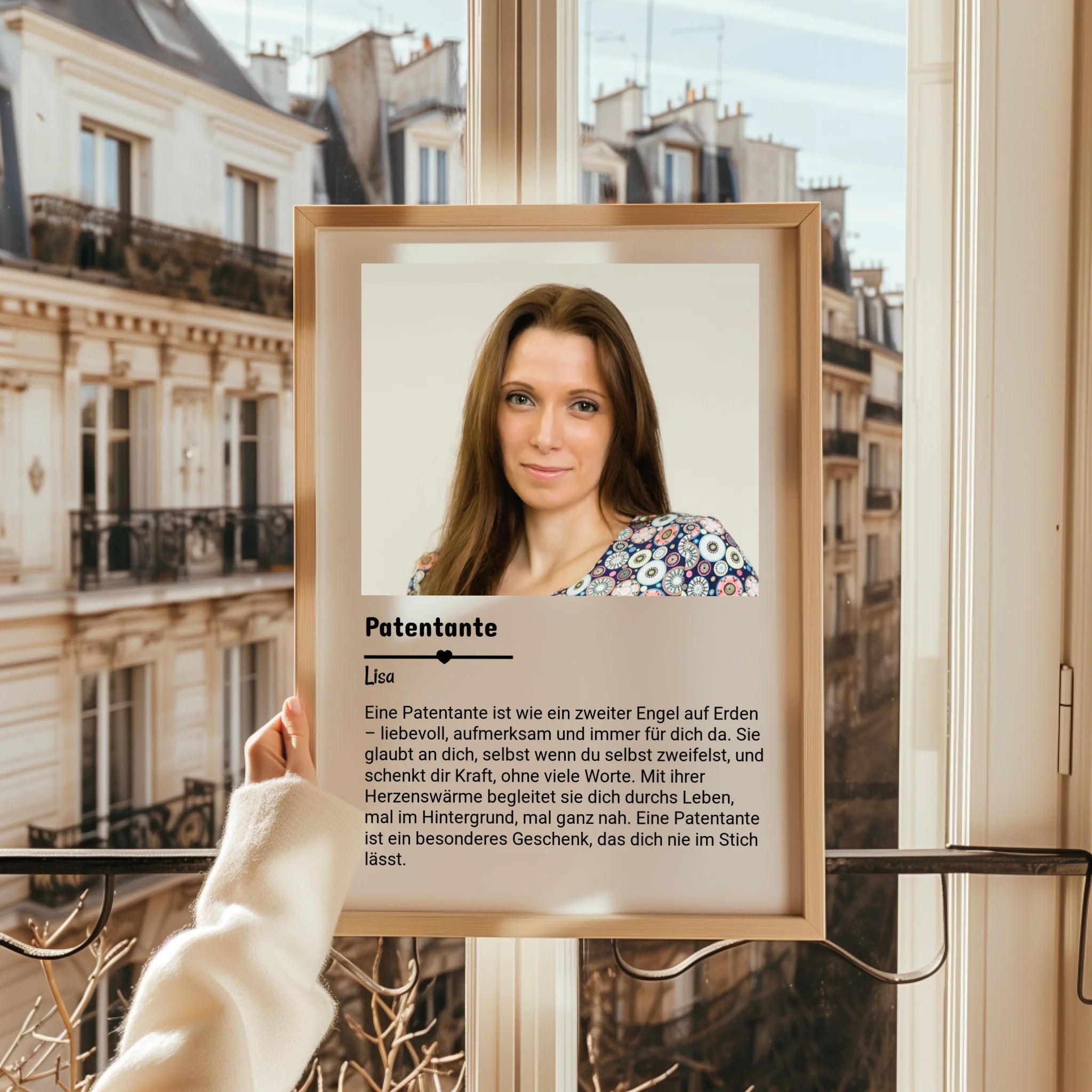 Patentante Definition Poster Geschenk gestalten - Prinolla