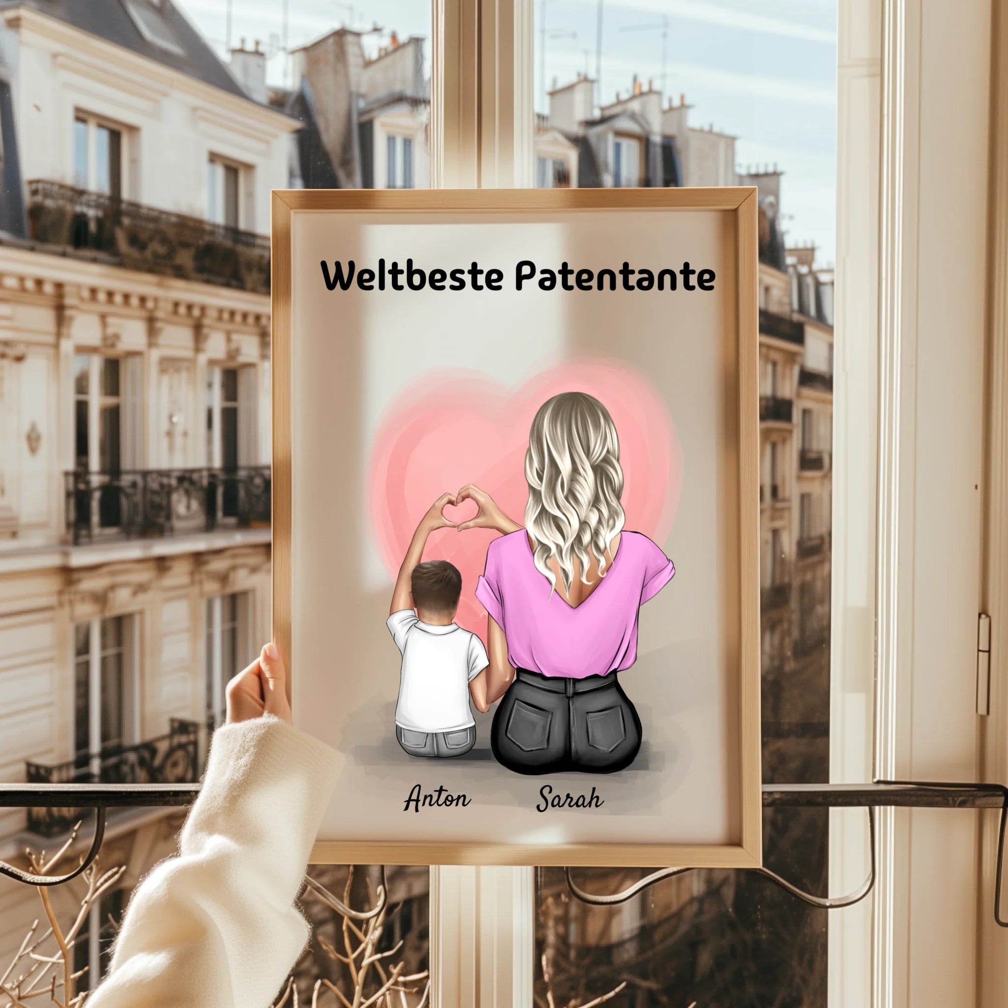 Patentante Kind Bild Geschenk selber gestalten - Prinolla