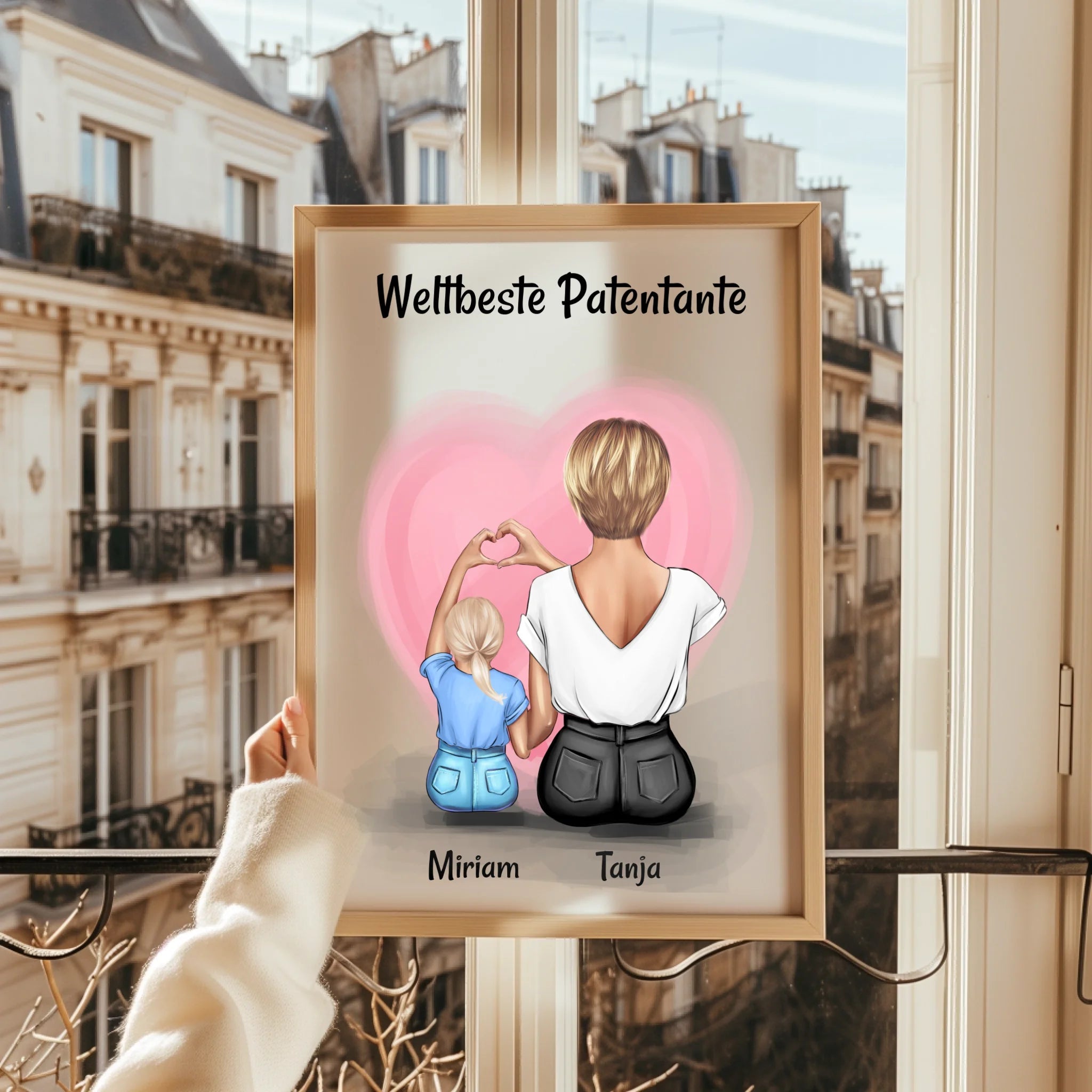 Personalisiertes Patentante Kind Poster Geschenk - Prinolla