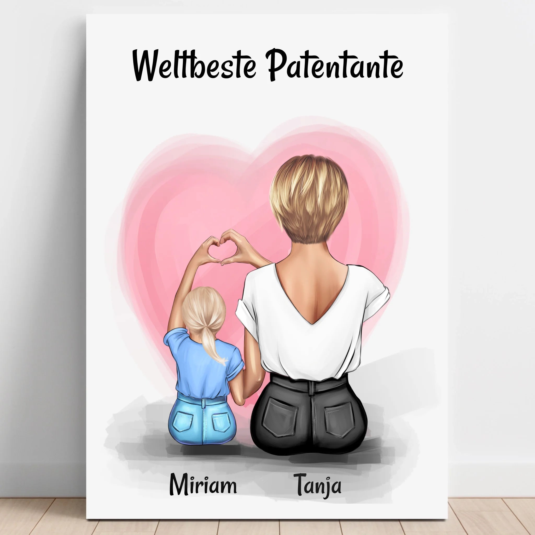 Personalisiertes Patentante Kind Poster Geschenk - Prinolla