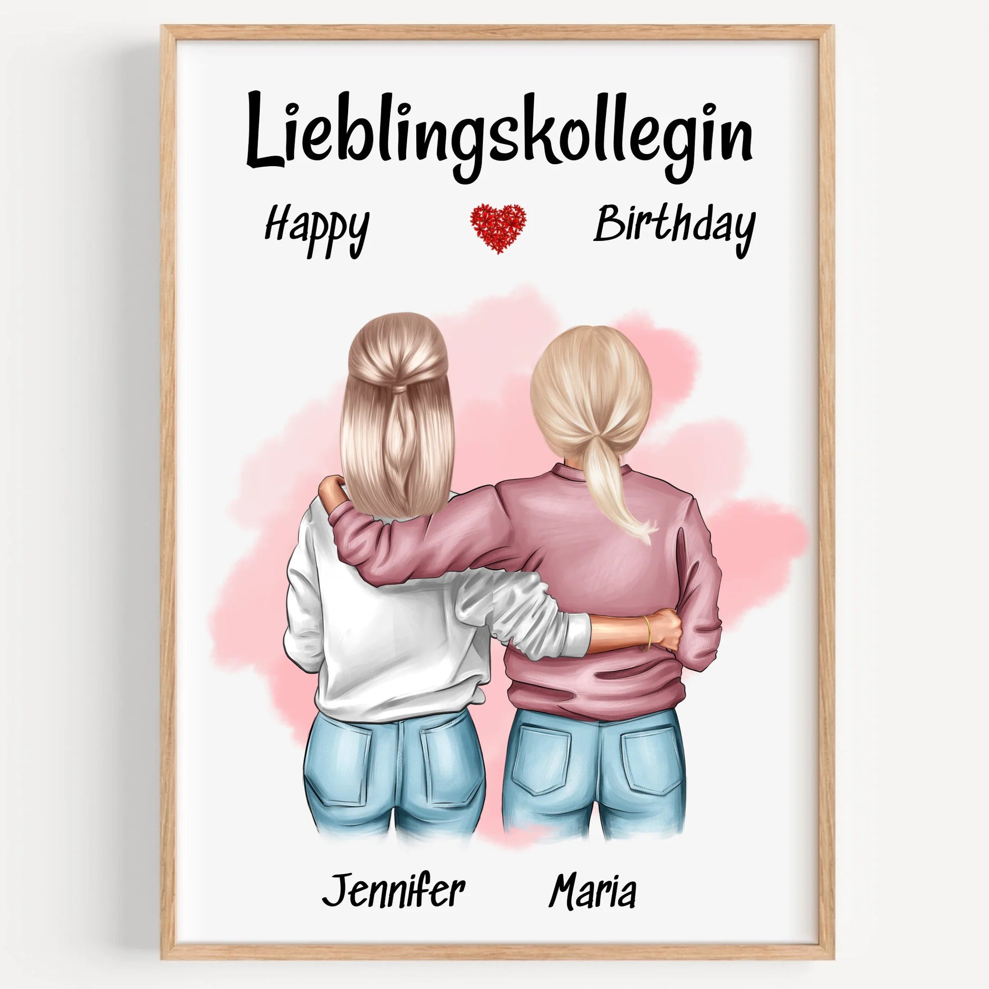 Personalisiertes Poster Geschenk für Lieblingskollegin gestalten - Prinolla