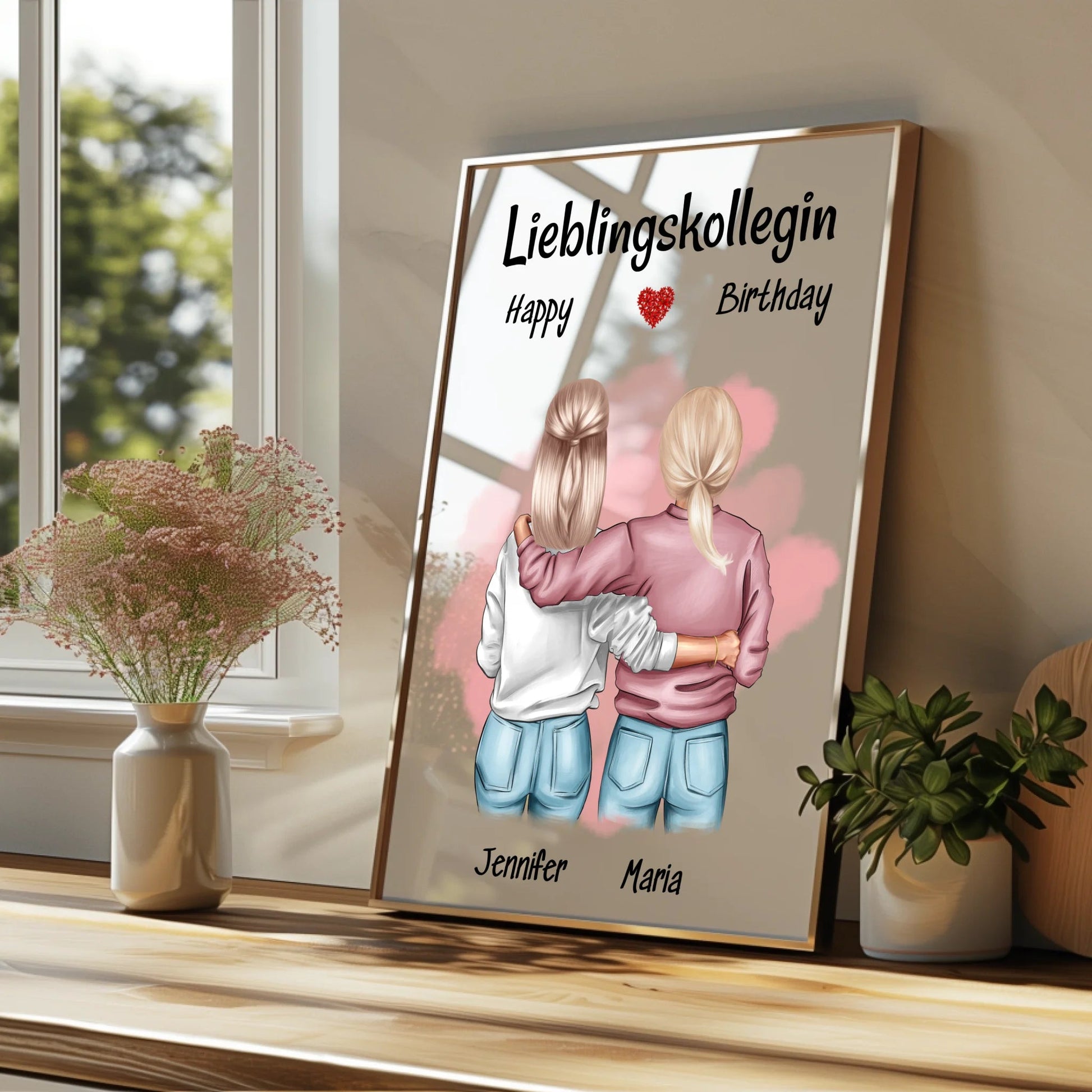 Personalisiertes Poster Geschenk für Lieblingskollegin gestalten - Prinolla