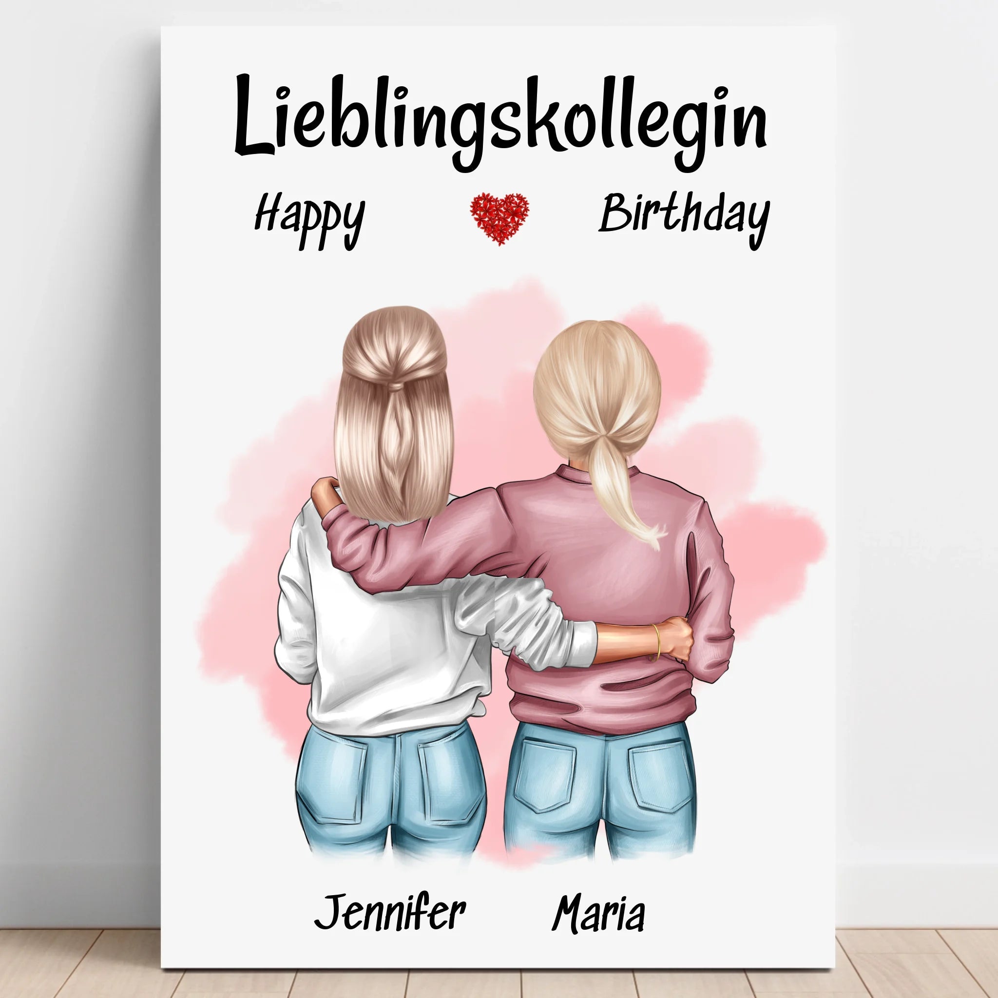 Personalisiertes Poster Geschenk für Lieblingskollegin gestalten - Prinolla