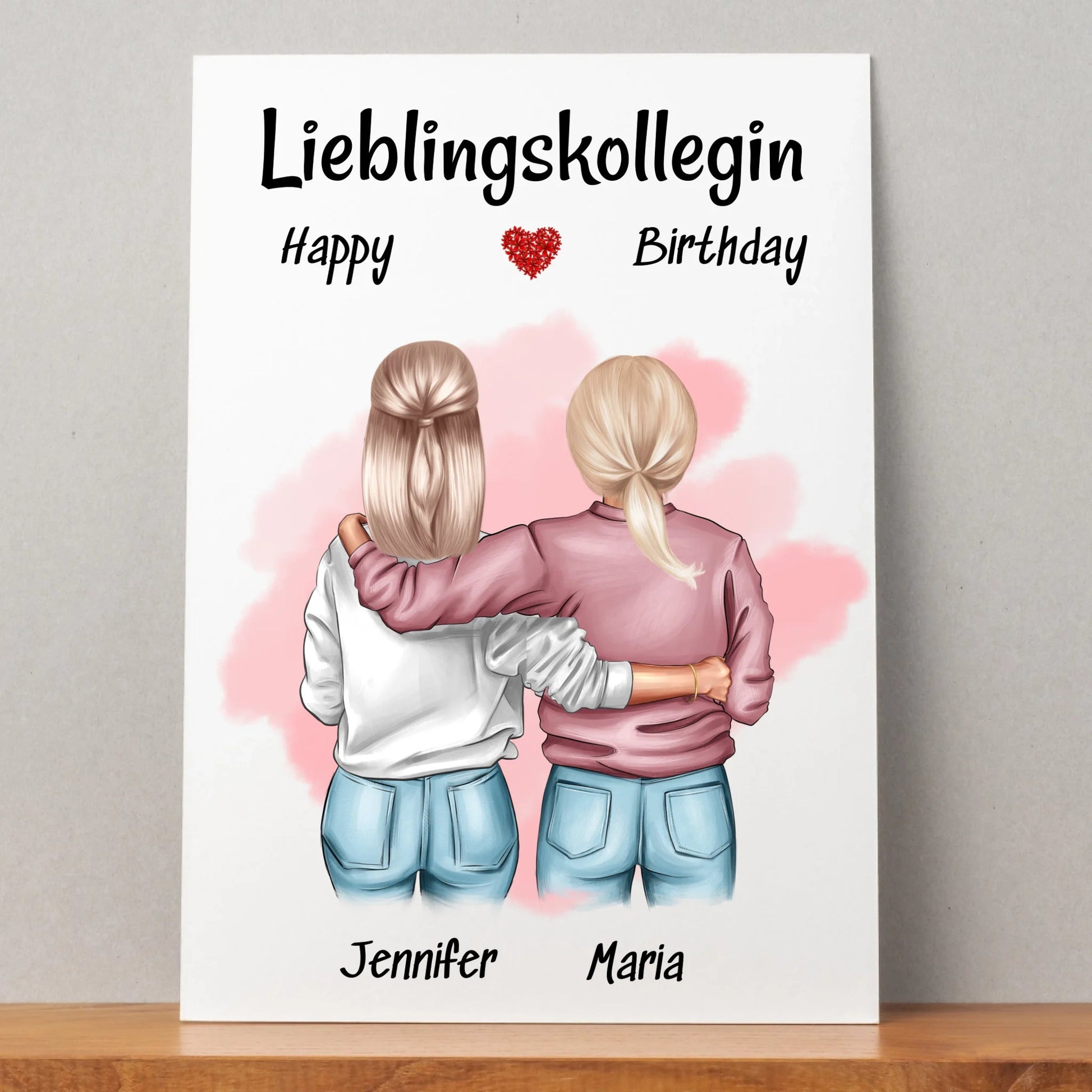 Personalisiertes Poster Geschenk für Lieblingskollegin gestalten - Prinolla