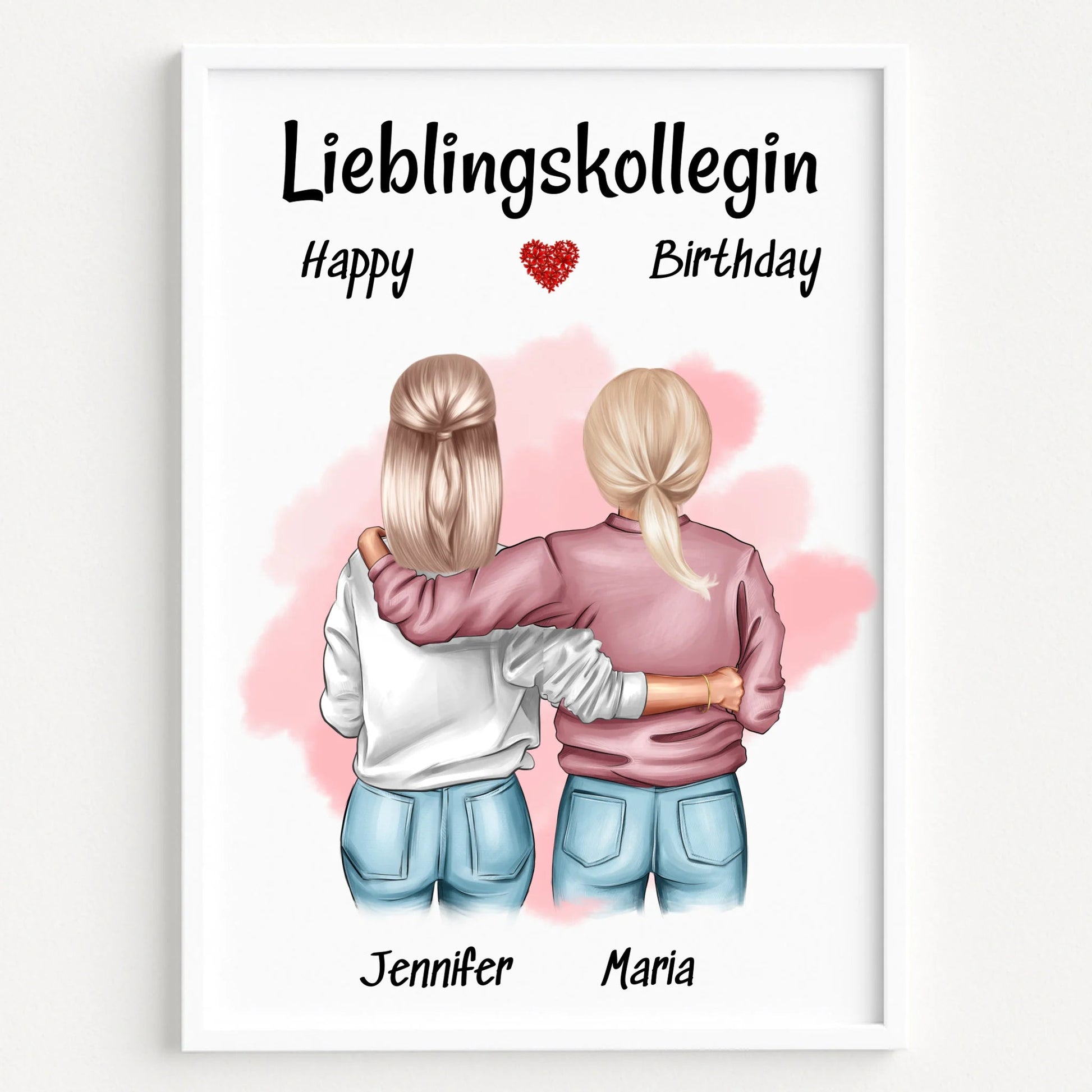 Personalisiertes Poster Geschenk für Lieblingskollegin gestalten - Prinolla