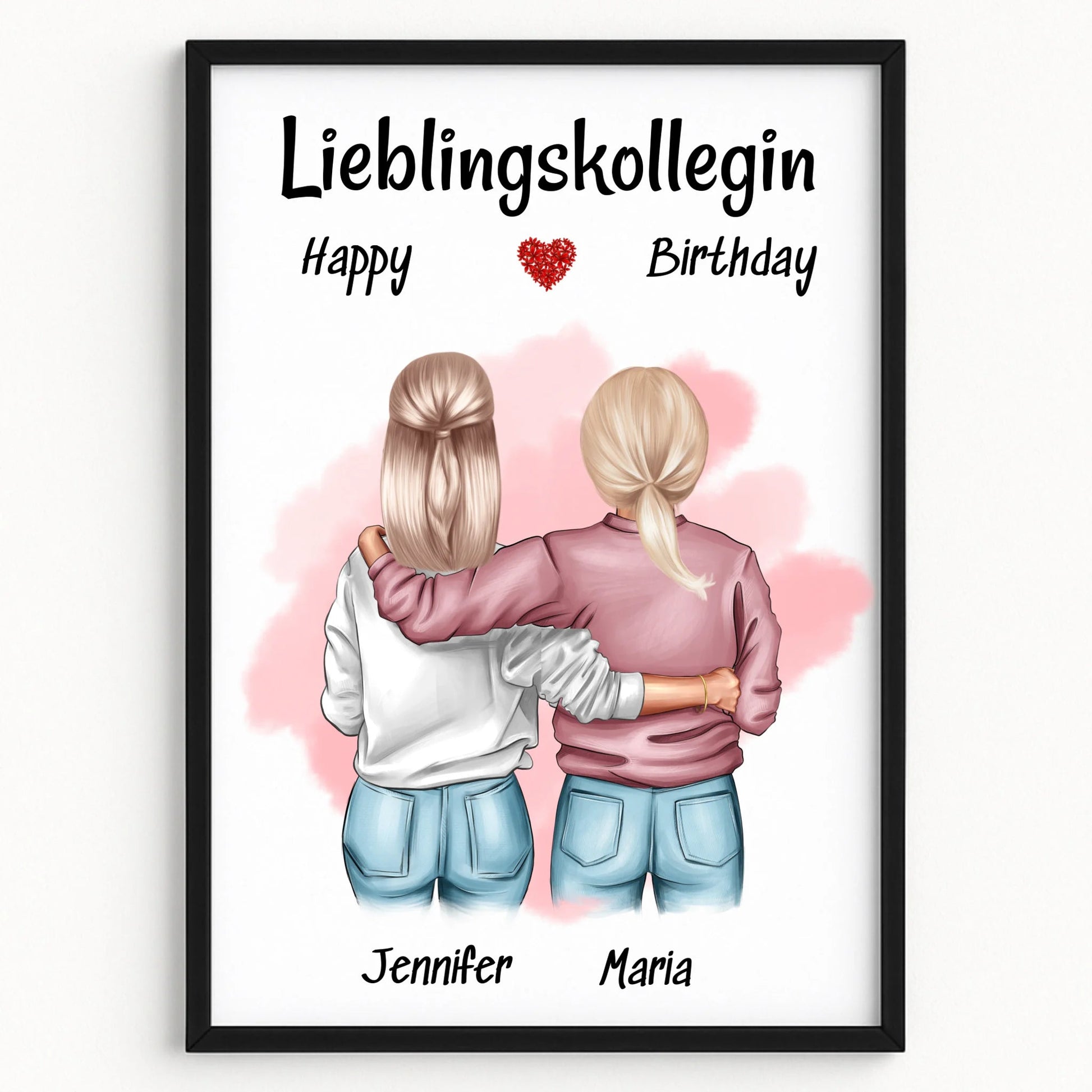 Personalisiertes Poster Geschenk für Lieblingskollegin gestalten - Prinolla