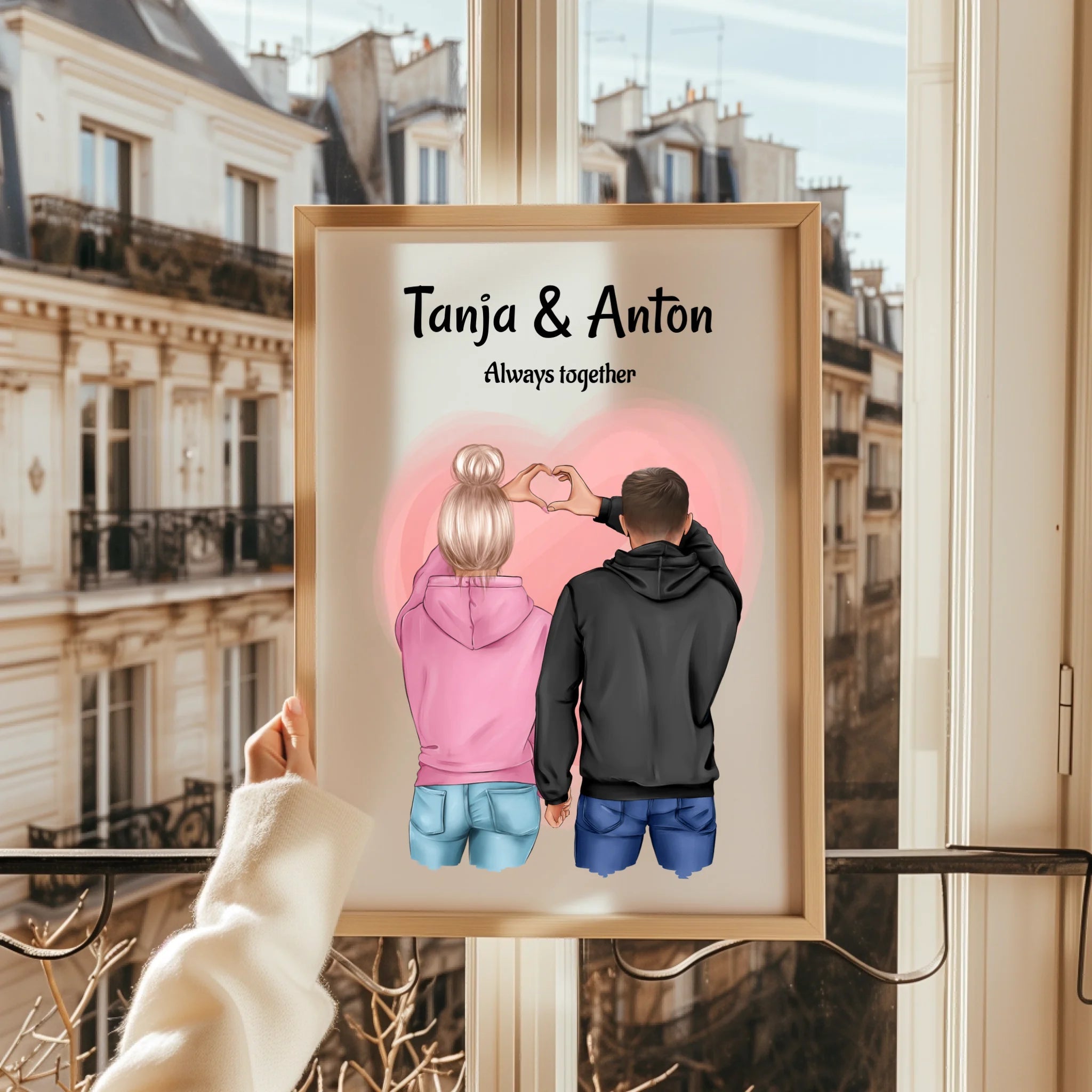 Persönliches Paar Bild Geschenk personalisiert - Prinolla