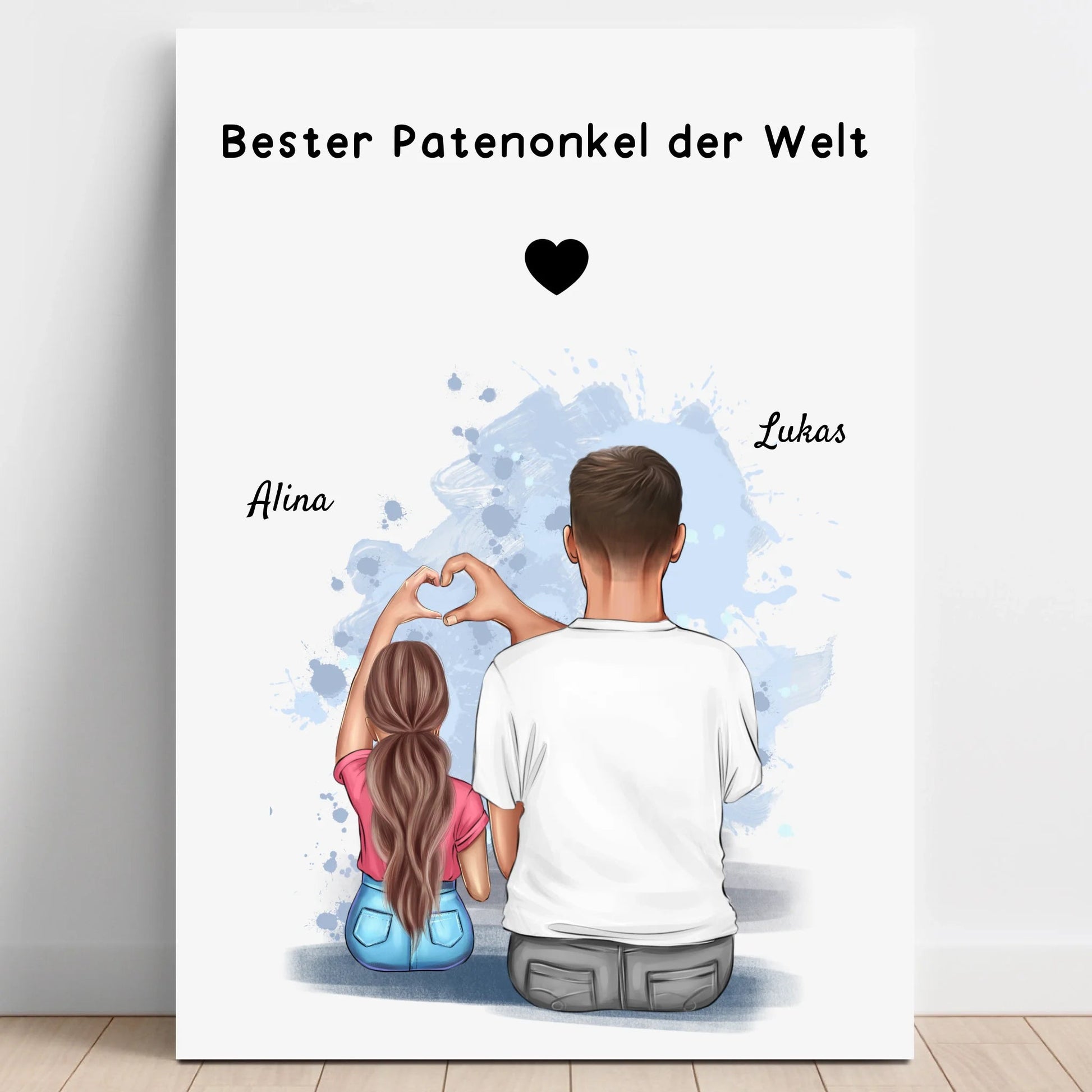 Persönliches Patenonkel Poster Geschenk gestalten - Prinolla