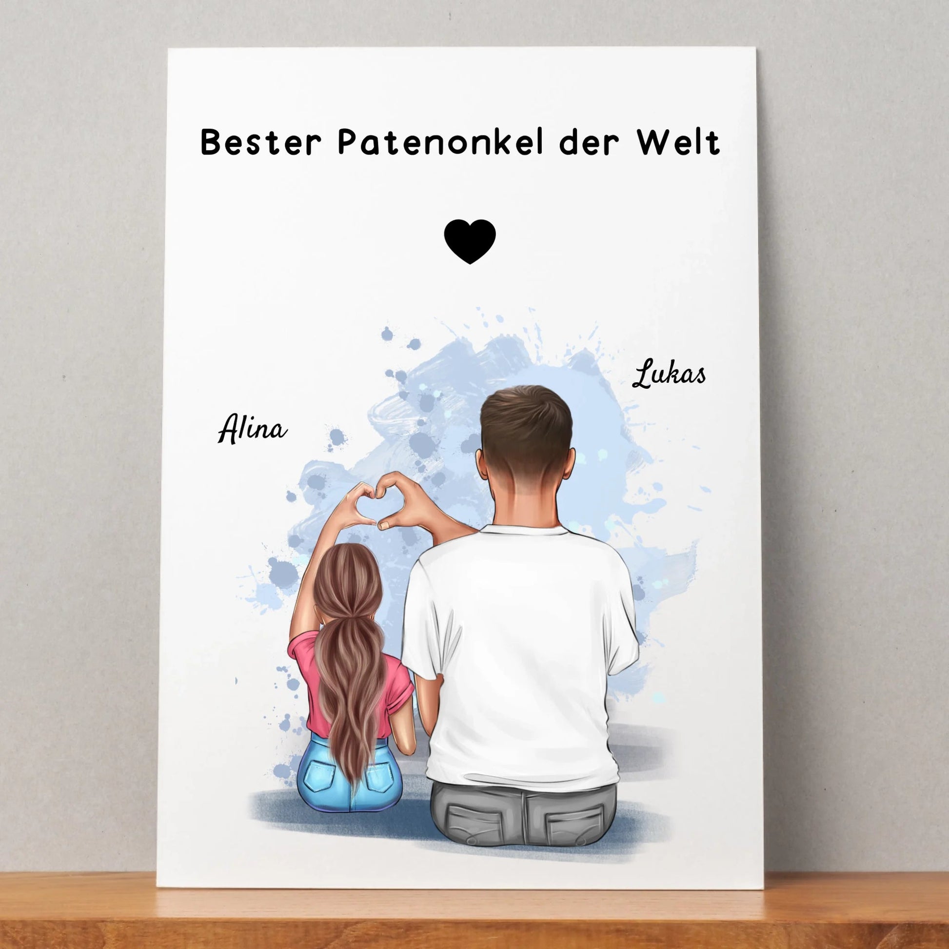 Persönliches Patenonkel Poster Geschenk gestalten - Prinolla