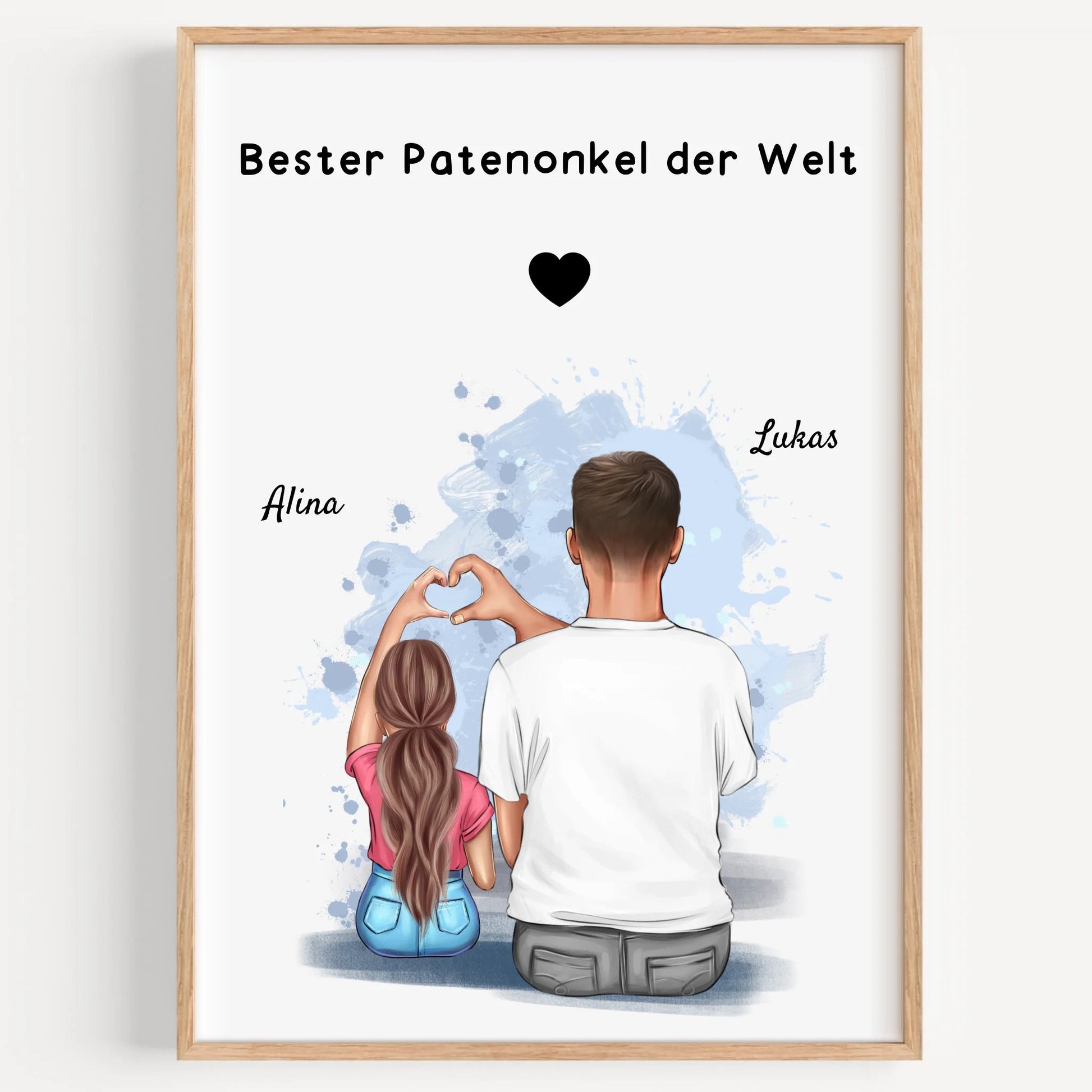 Persönliches Patenonkel Poster Geschenk gestalten - Prinolla