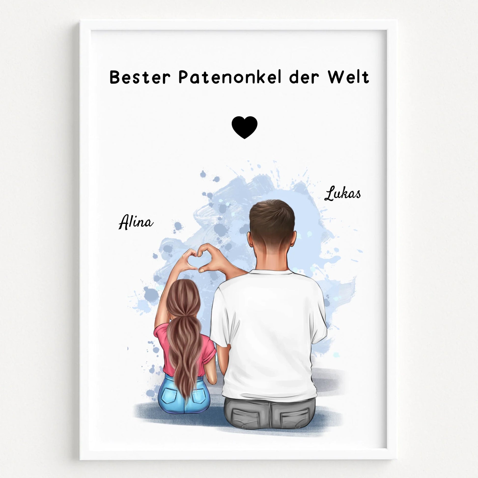 Persönliches Patenonkel Poster Geschenk gestalten - Prinolla