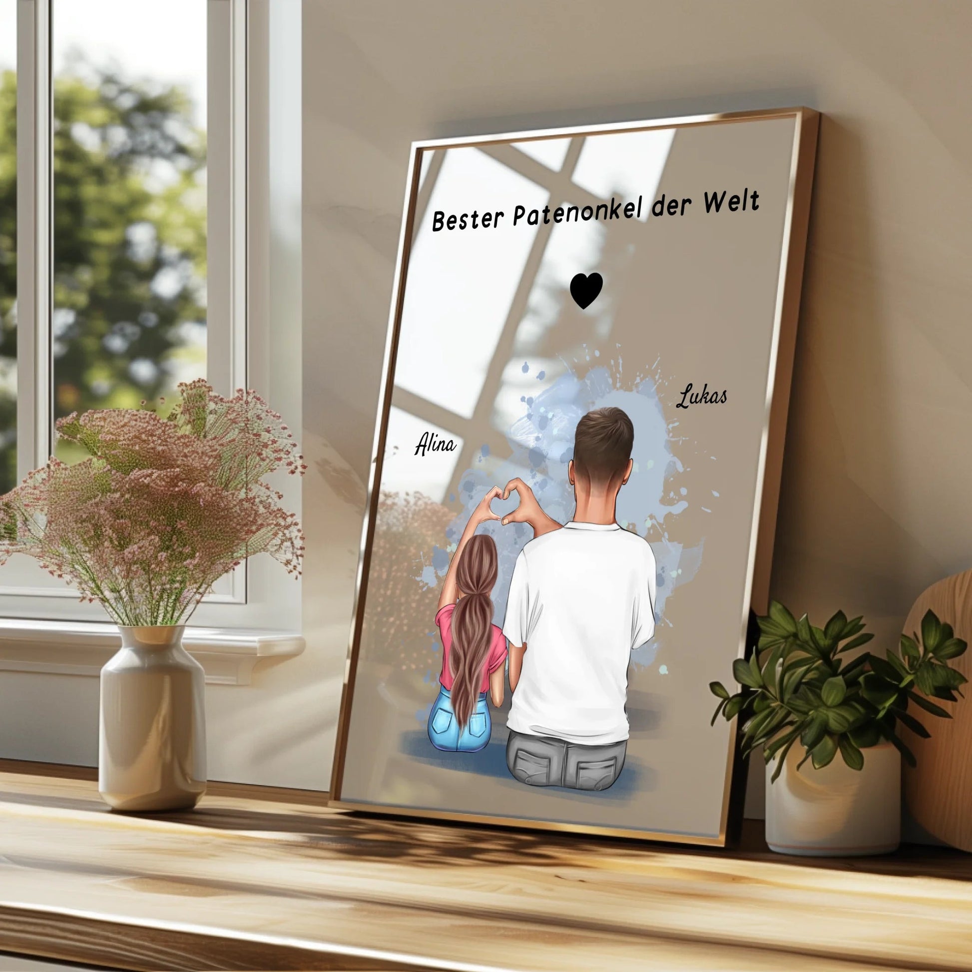 Persönliches Patenonkel Poster Geschenk gestalten - Prinolla