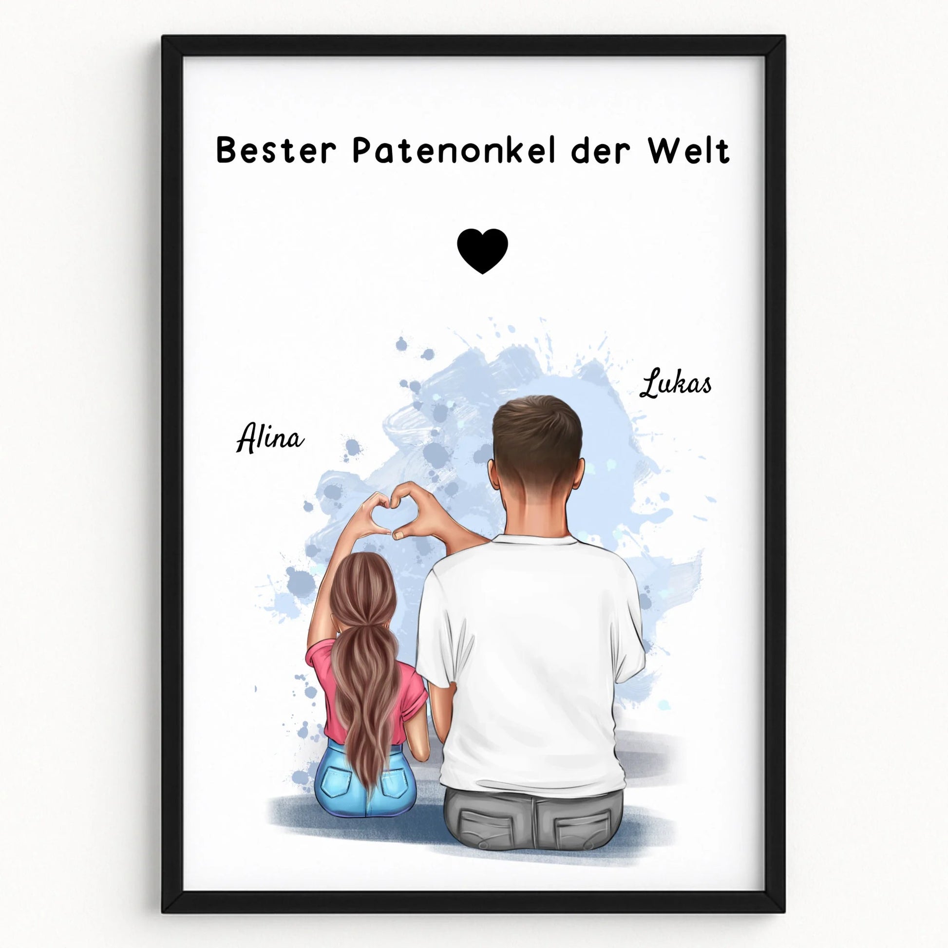Persönliches Patenonkel Poster Geschenk gestalten - Prinolla