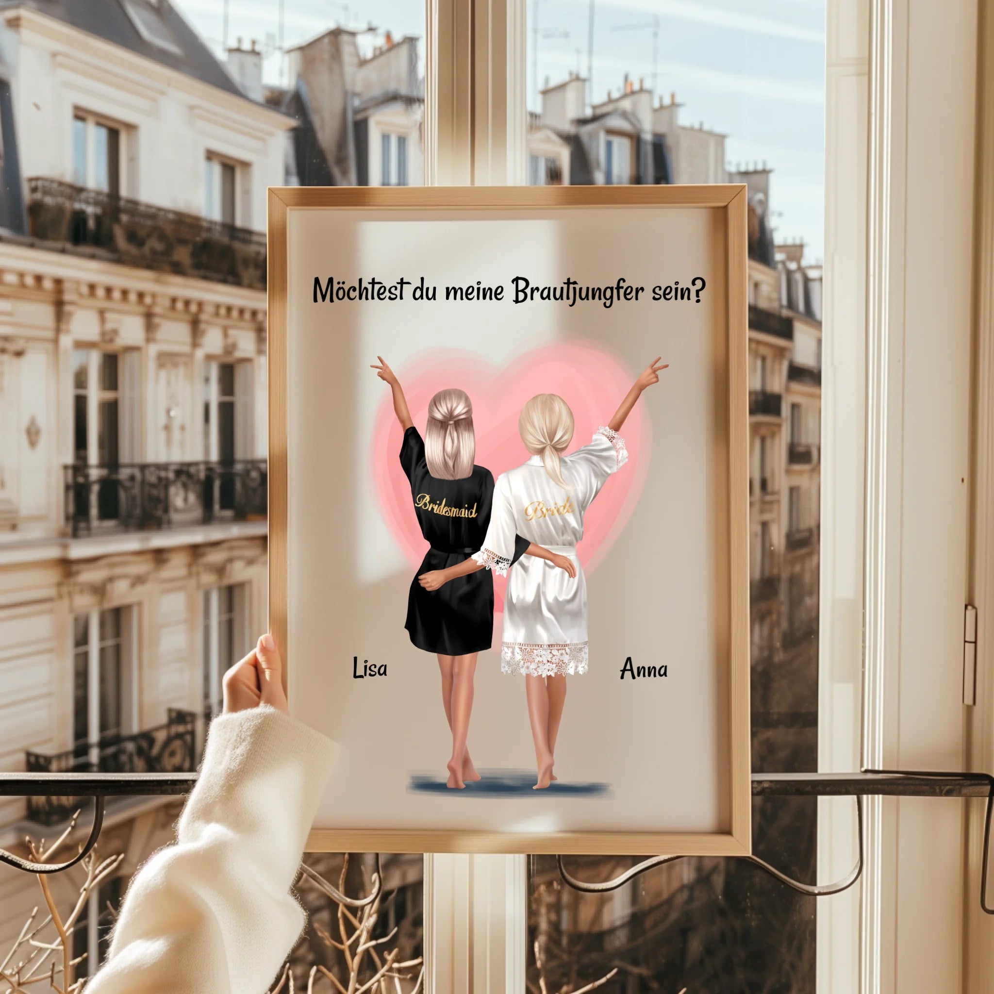 Persönliches Trauzeugin fragen Geschenk Poster - Prinolla