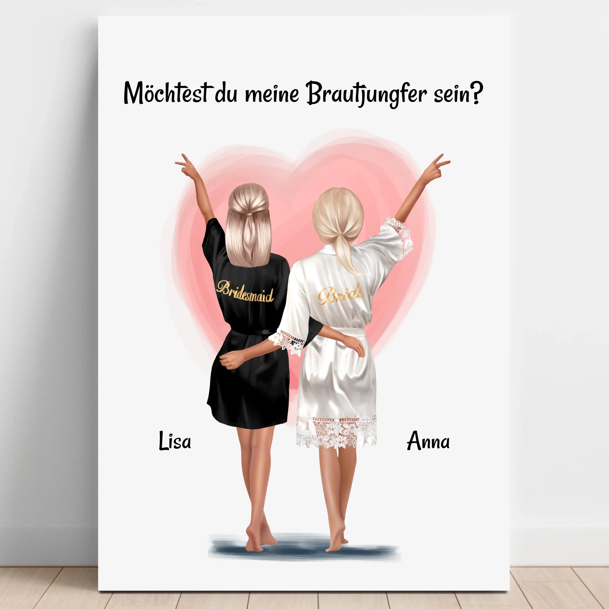 Persönliches Trauzeugin fragen Geschenk Poster - Prinolla