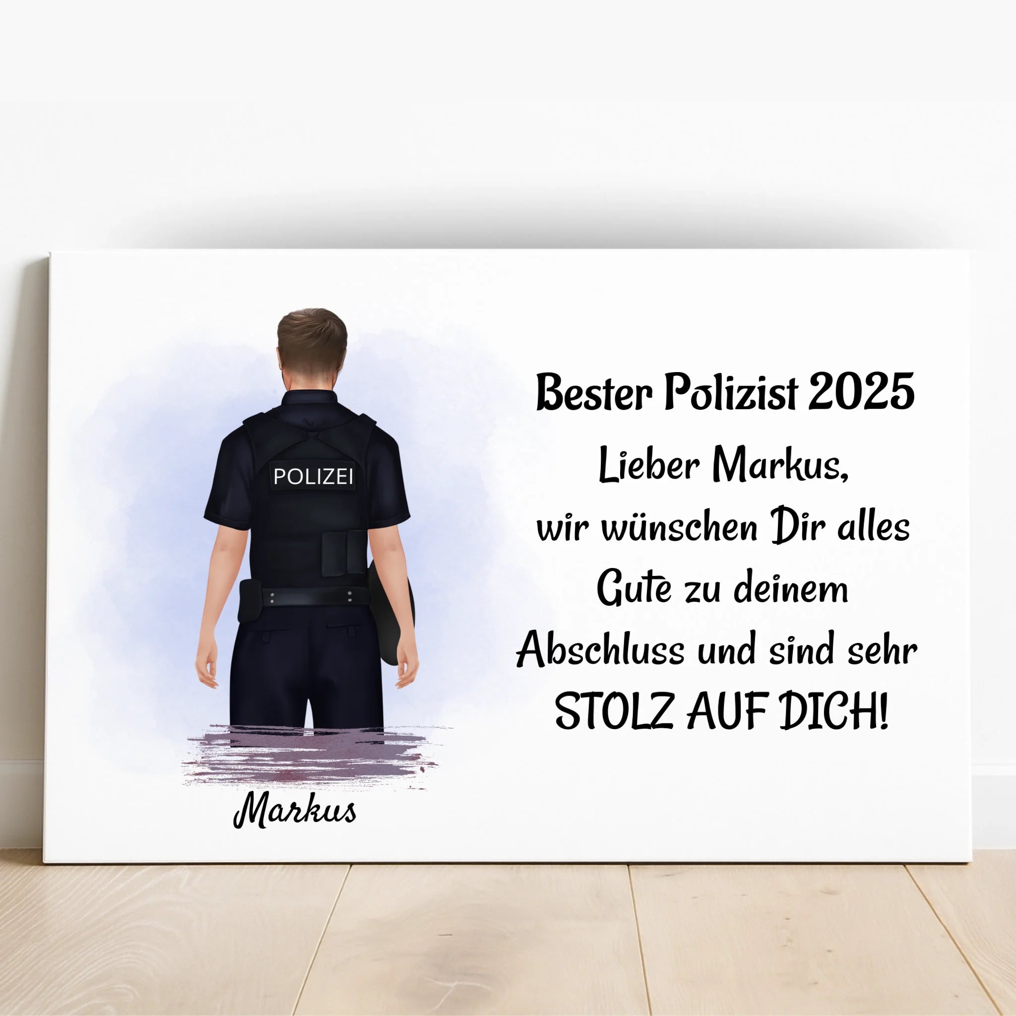 Polizei Ausbildung bestanden Geschenk für Mann - Prinolla