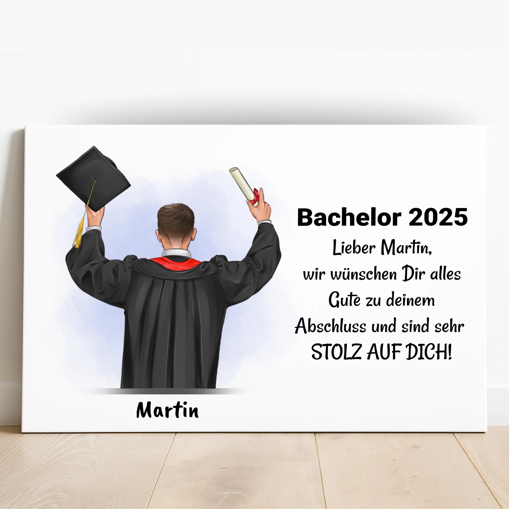 Studium Abschluss bestanden Geschenk Junge Poster - Prinolla