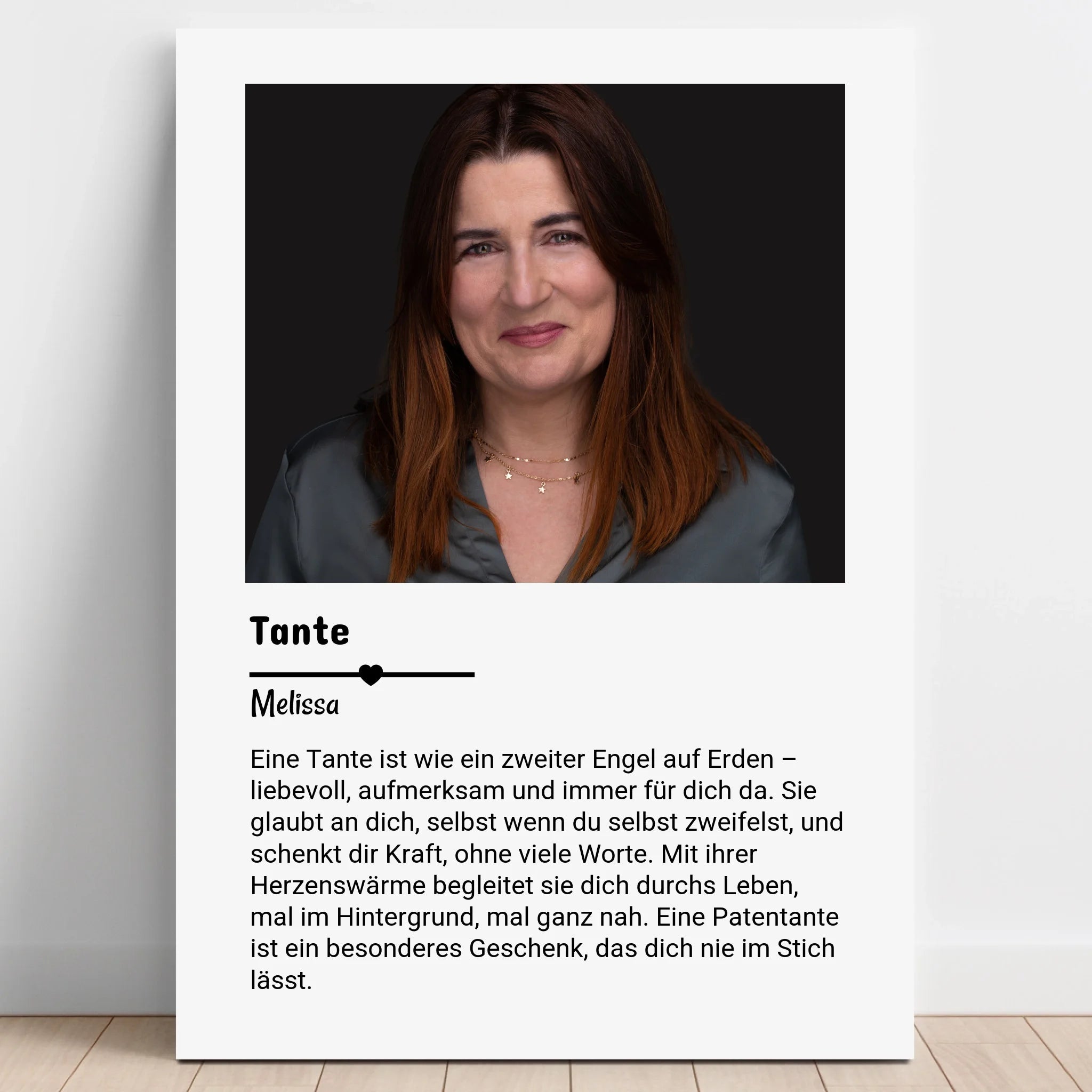 Tante Definition Geschenk Poster selber gestalten - Prinolla