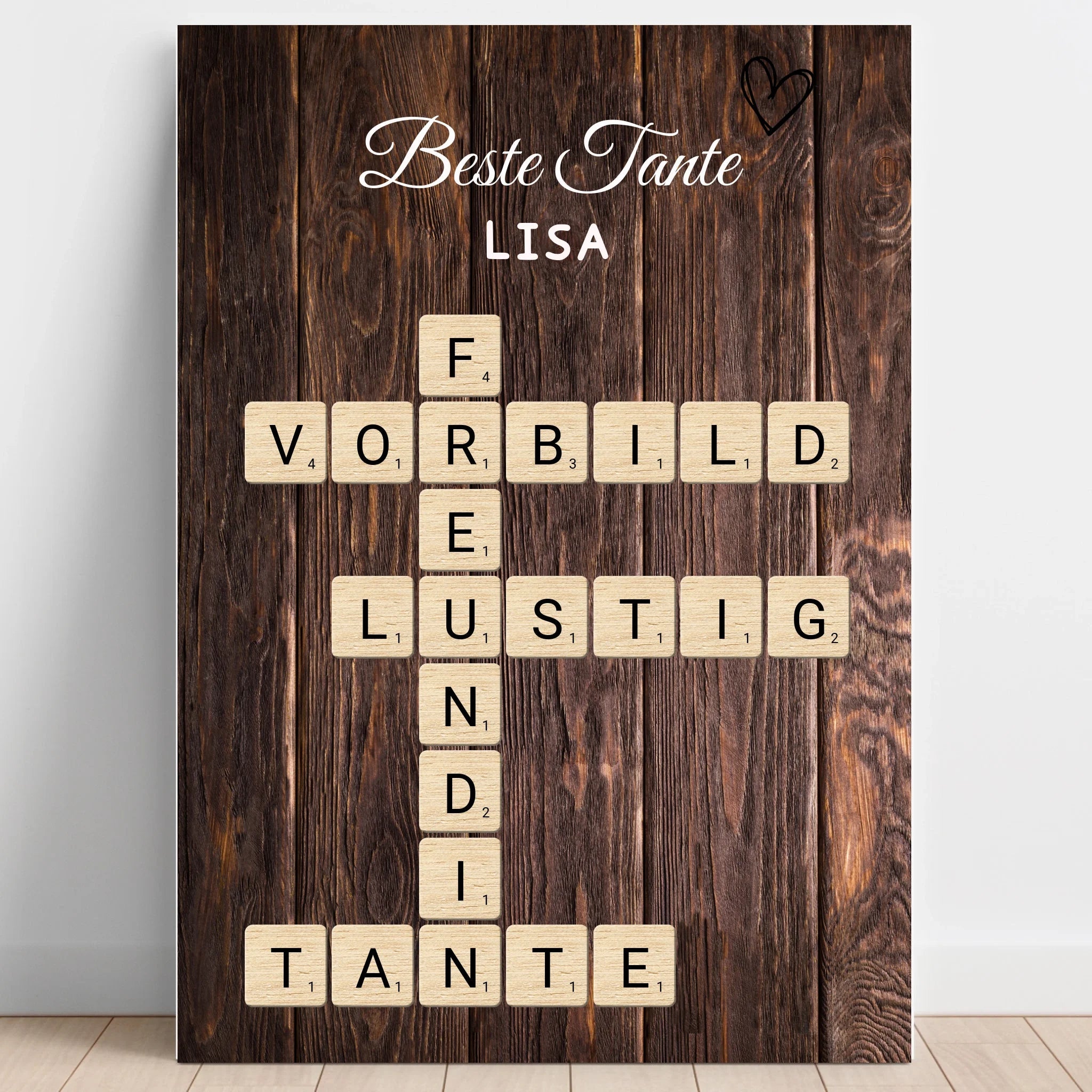 Tante Wort Definition Poster Geschenk - Prinolla