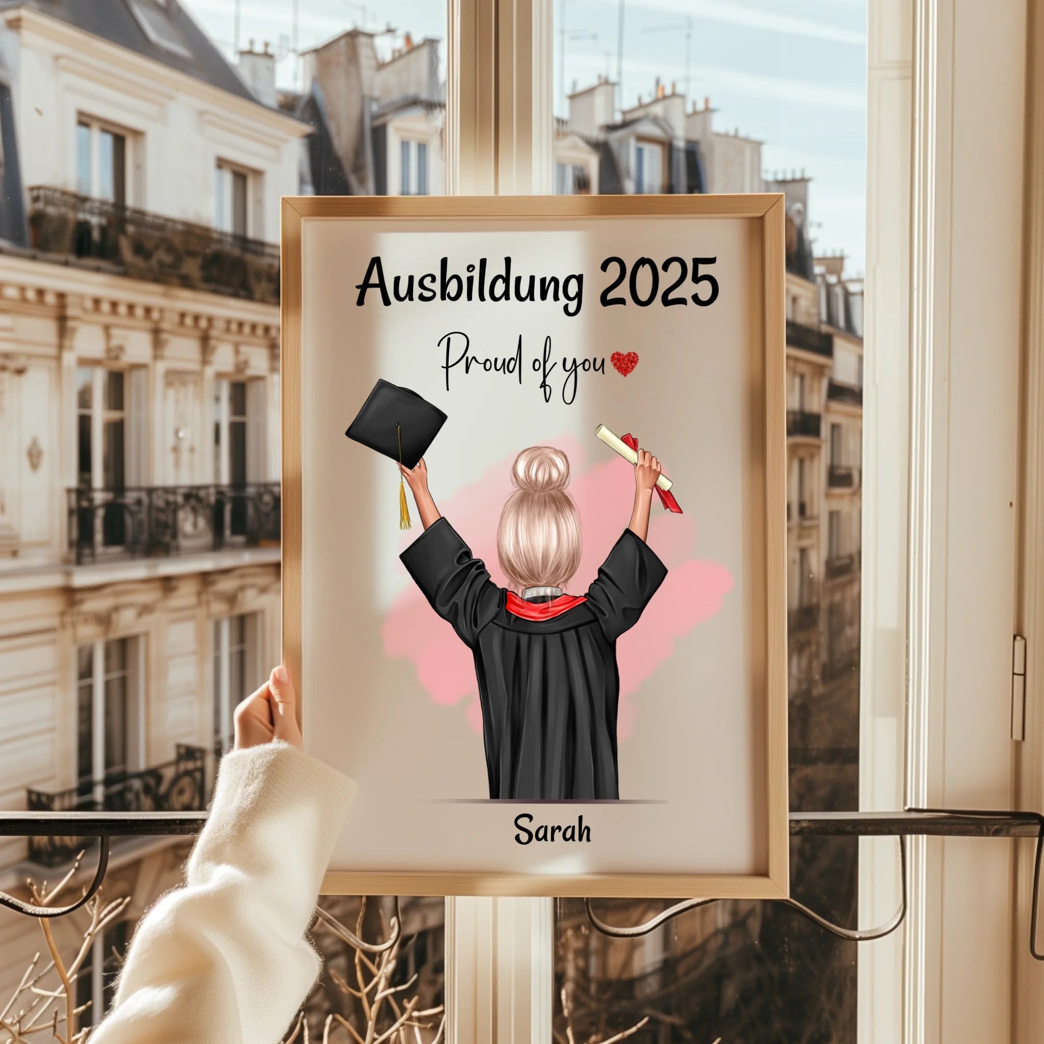 Tochter Ausbildung bestanden Geschenkidee Poster - Prinolla