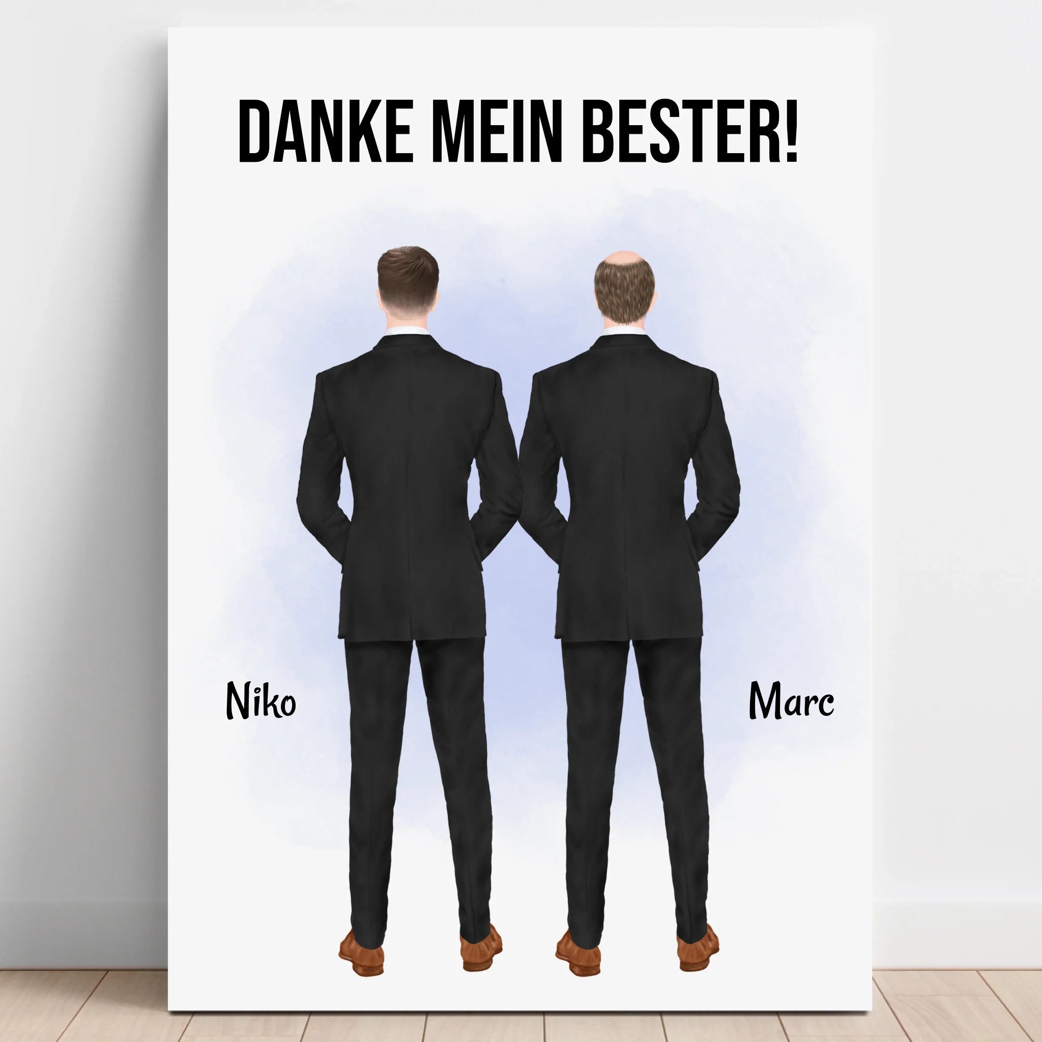 Trauzeuge Mann Danke sagen Bild personalisiert - Prinolla