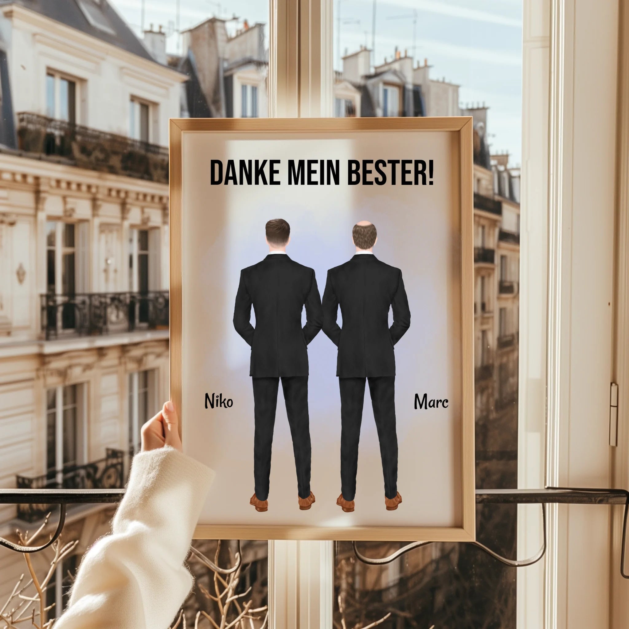 Trauzeuge Mann Danke sagen Bild personalisiert - Prinolla