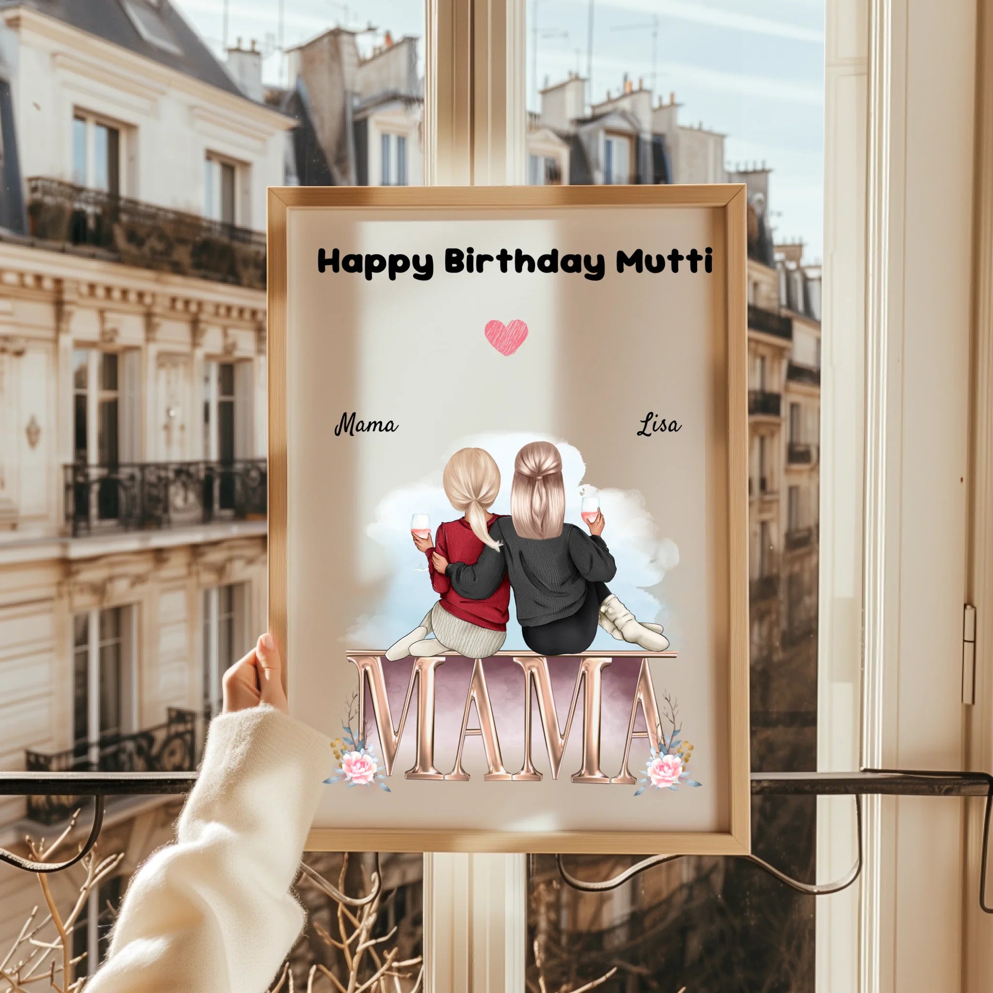 Mama Geburtstagsgeschenk Poster personalisiert von Tochter