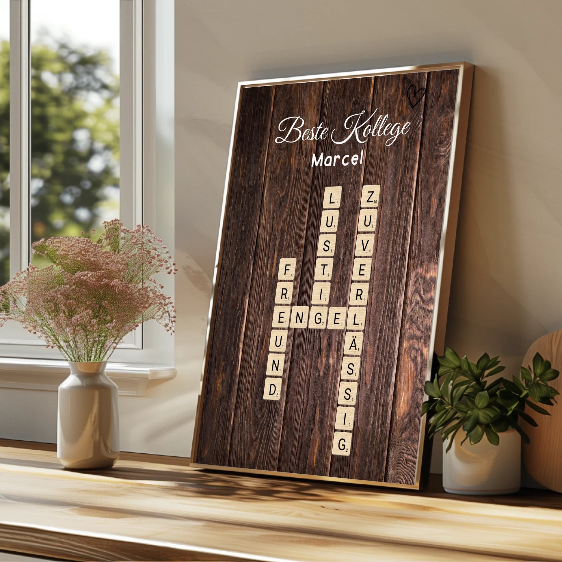 Arbeitskollege Geschenk Geburtstag & Abschied Wort Poster - Prinolla