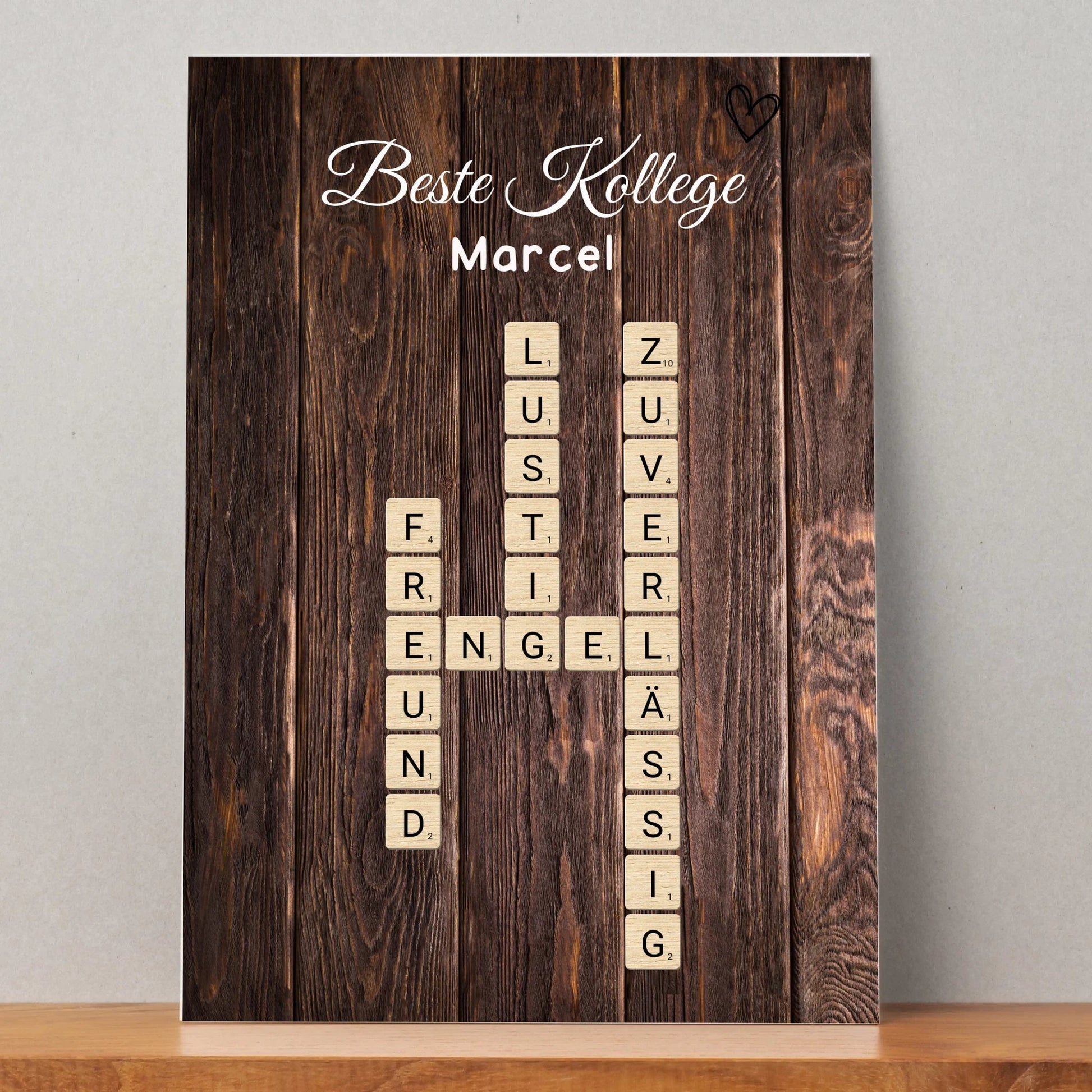 Arbeitskollege Geschenk Geburtstag & Abschied Wort Poster - Prinolla