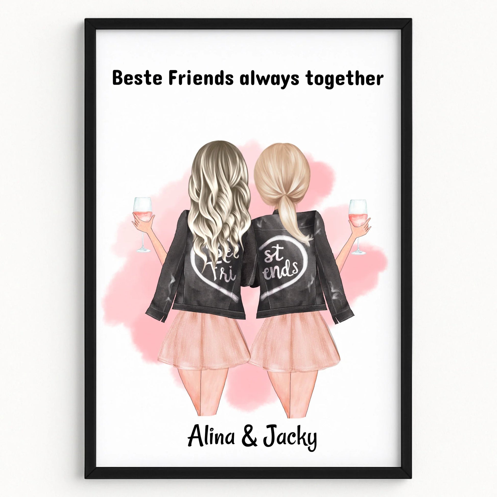 Beste Freundin Geschenk Datei zum ausdrucken personalisiert - Prinolla