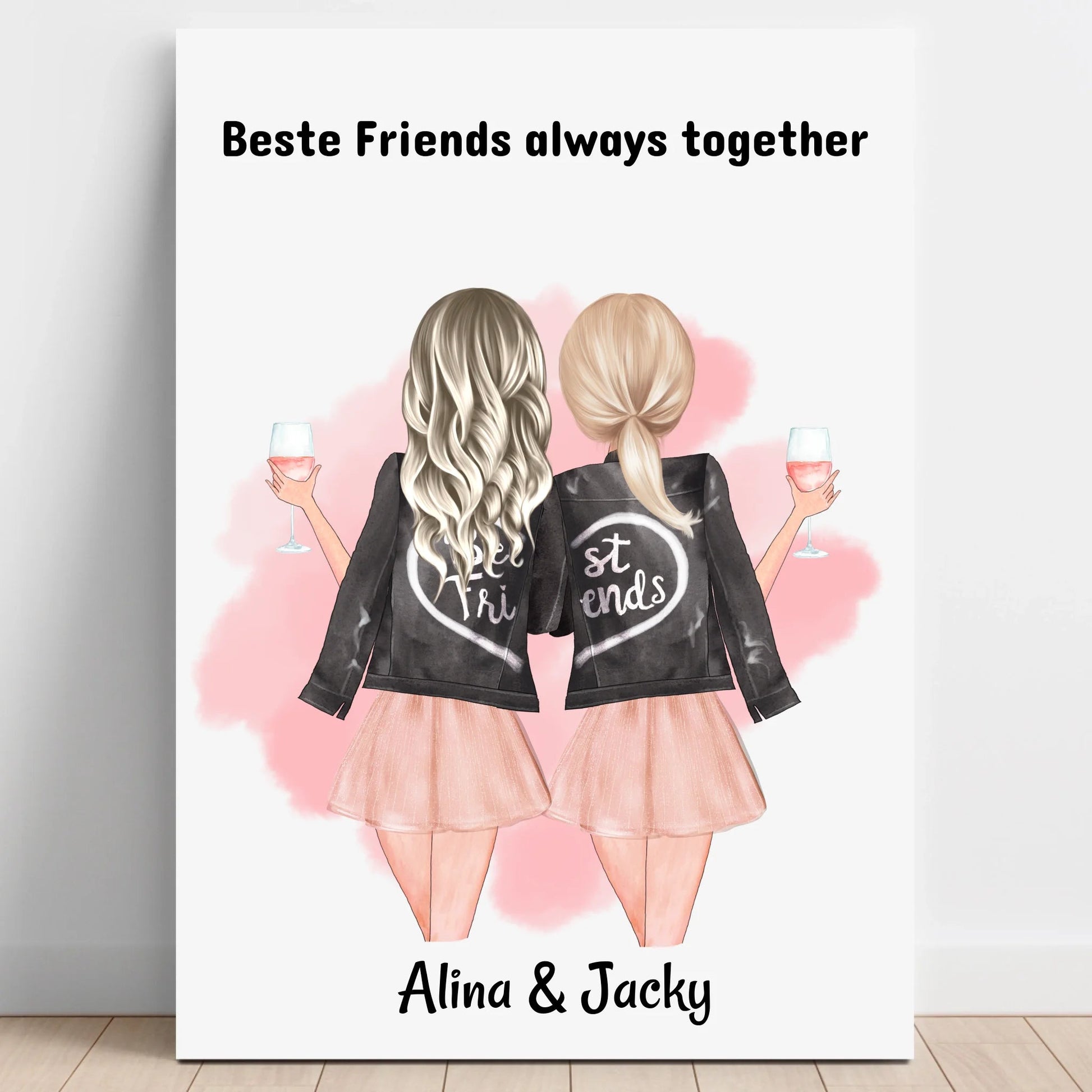 Beste Freundin Geschenk Datei zum ausdrucken personalisiert - Prinolla