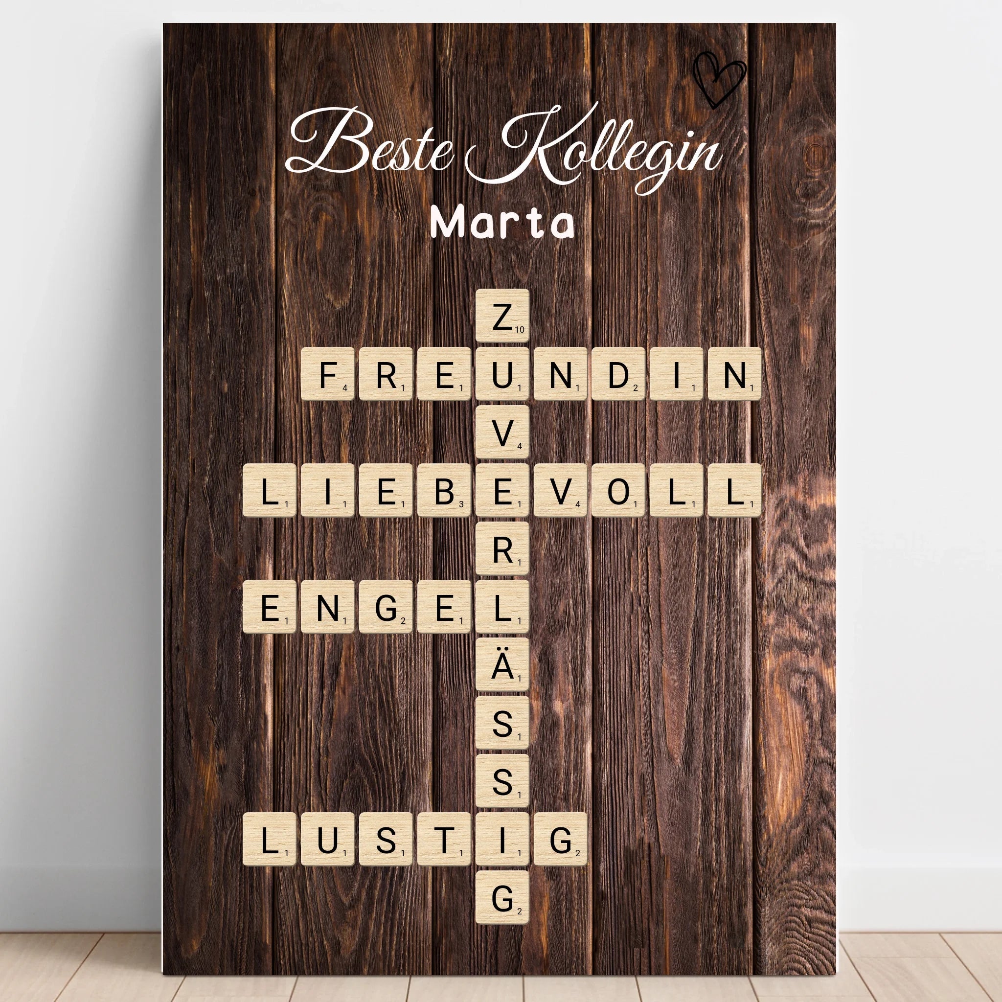 Beste Kollegin Geschenk Wort Definition mit Name - Prinolla