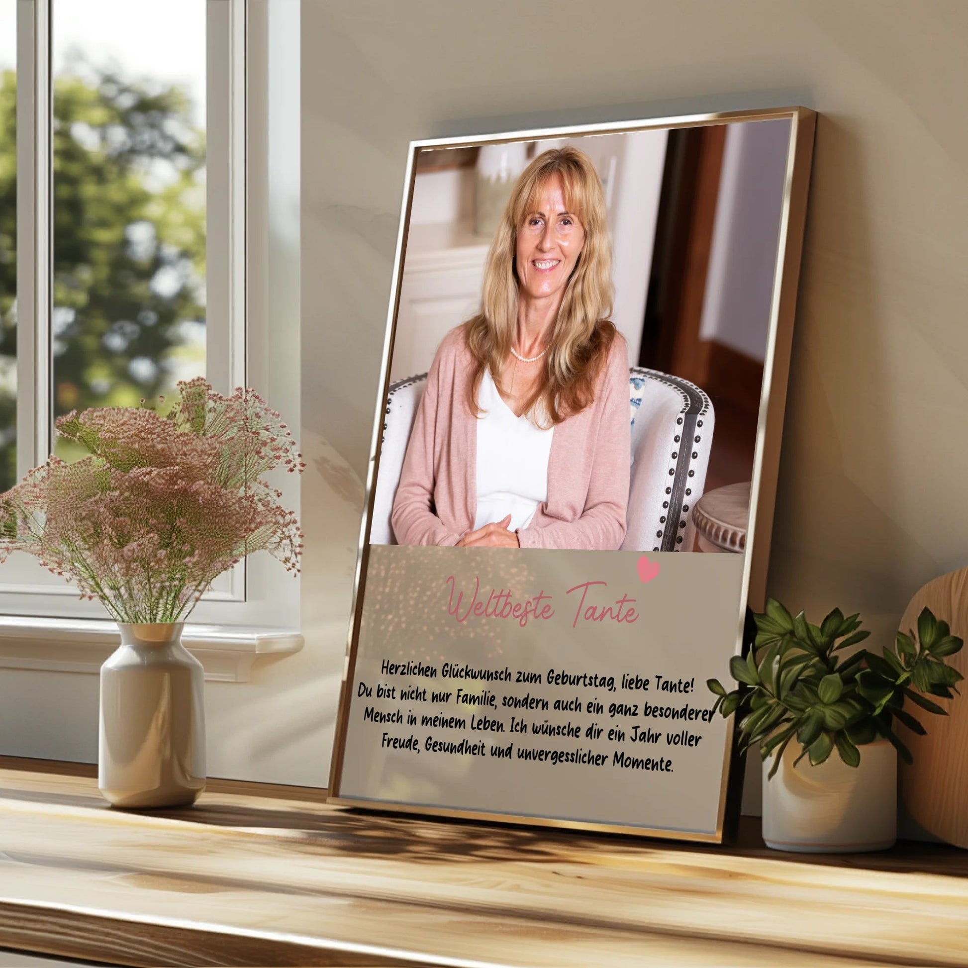 Beste Tante Foto Geschenk mit Foto personalisiert - Prinolla