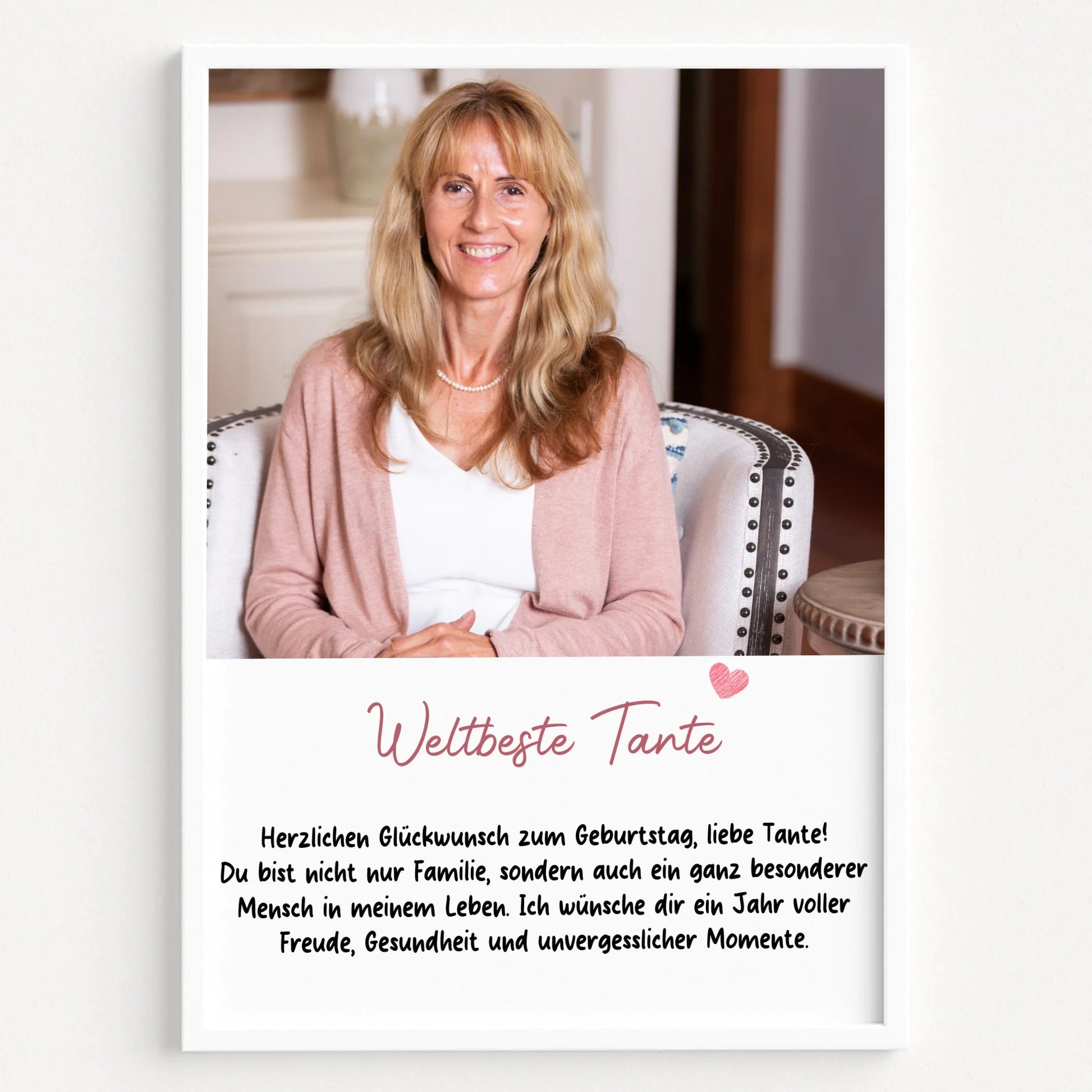 Beste Tante Foto Geschenk mit Foto personalisiert - Prinolla