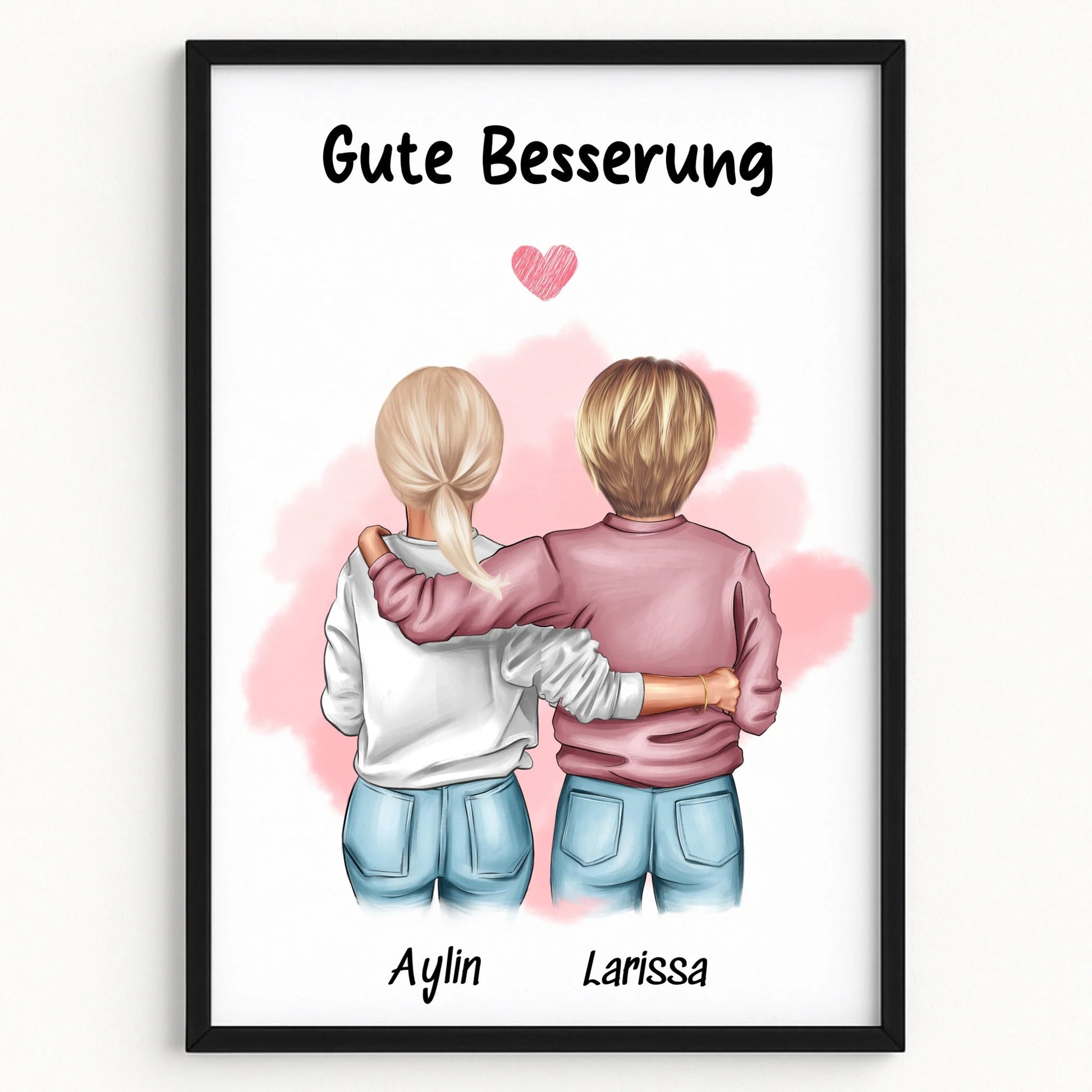 Kollegin gute Besserung Genesung Design Geschenk personalisiert - Prinolla