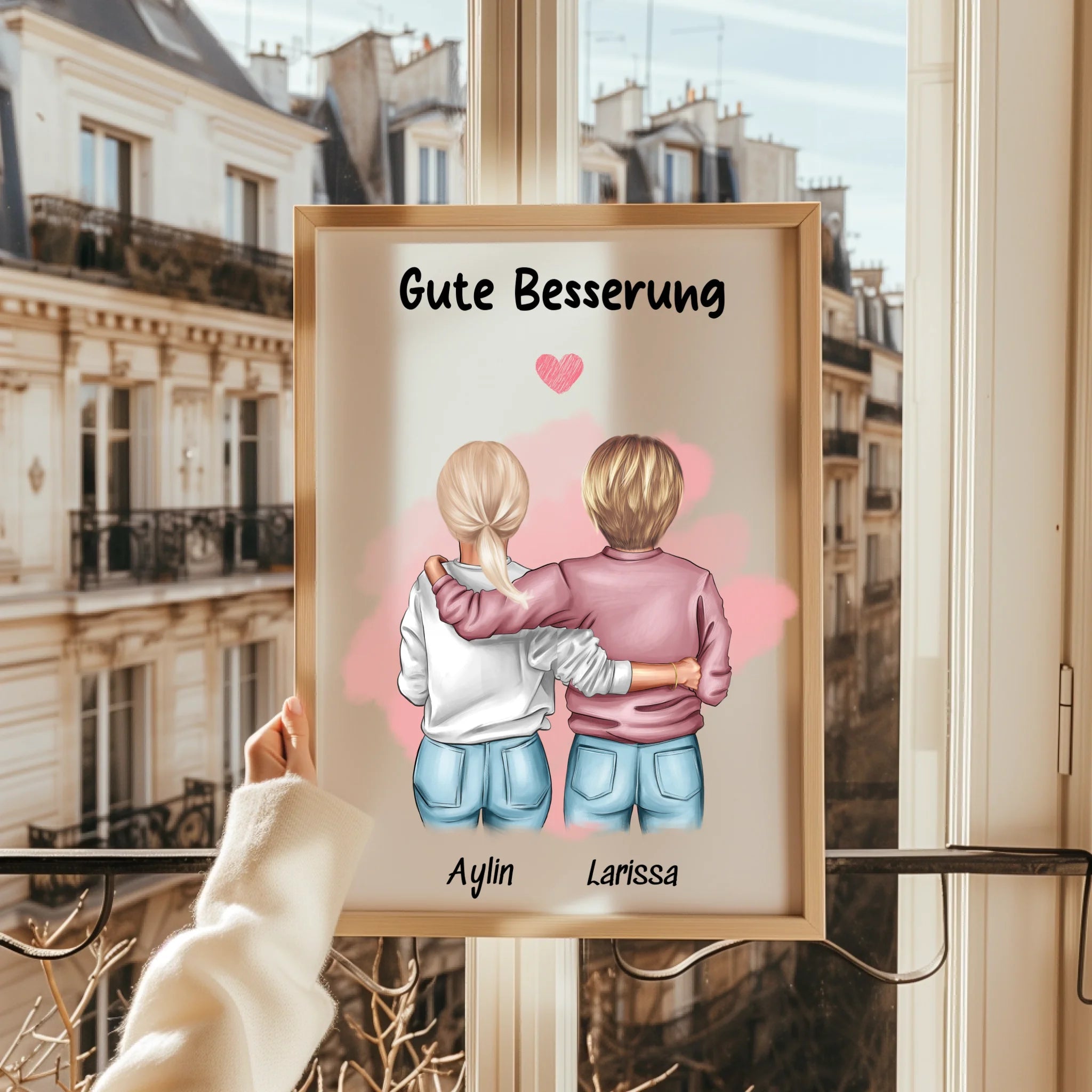 Kollegin gute Besserung Genesung Design Geschenk personalisiert - Prinolla