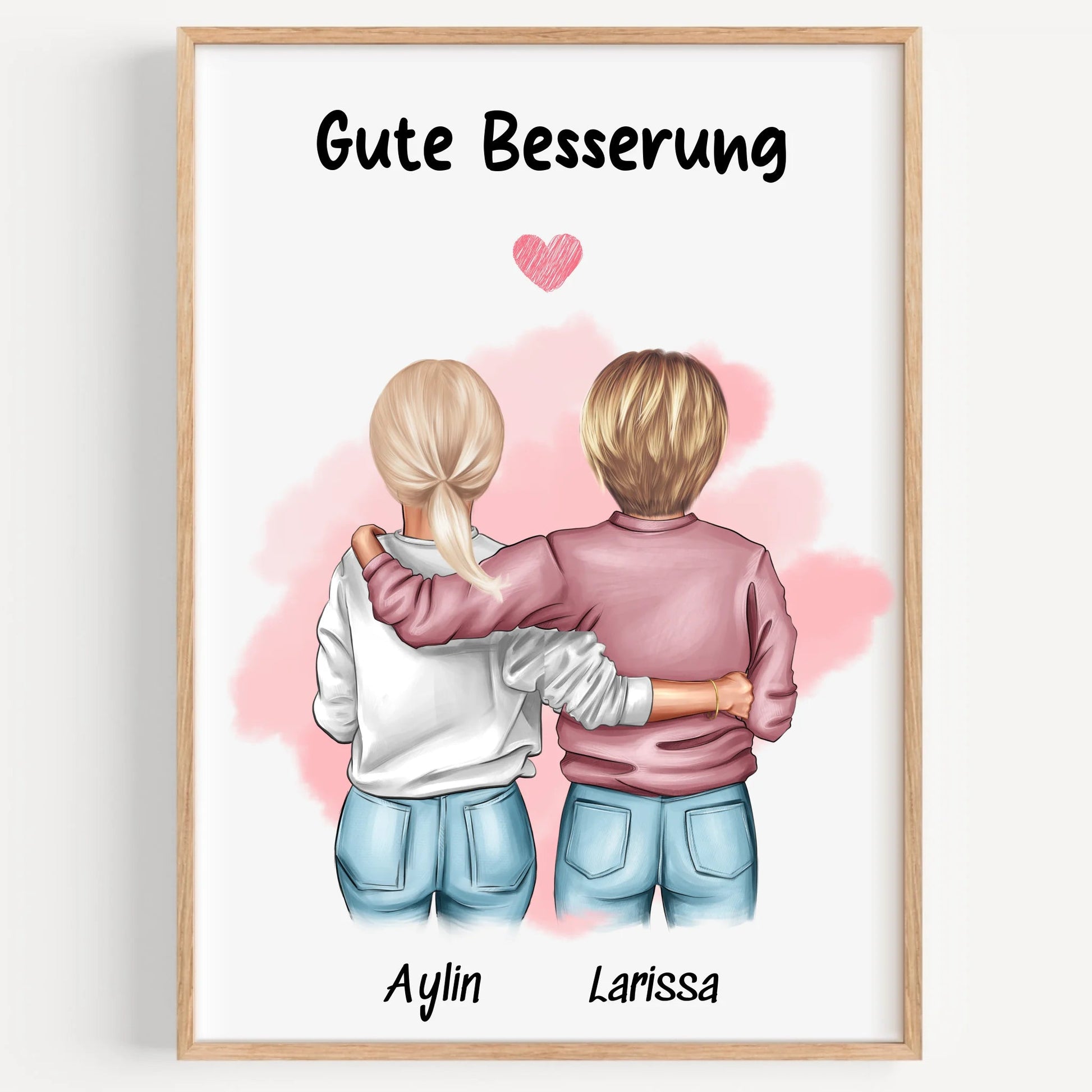 Kollegin gute Besserung Genesung Design Geschenk personalisiert - Prinolla