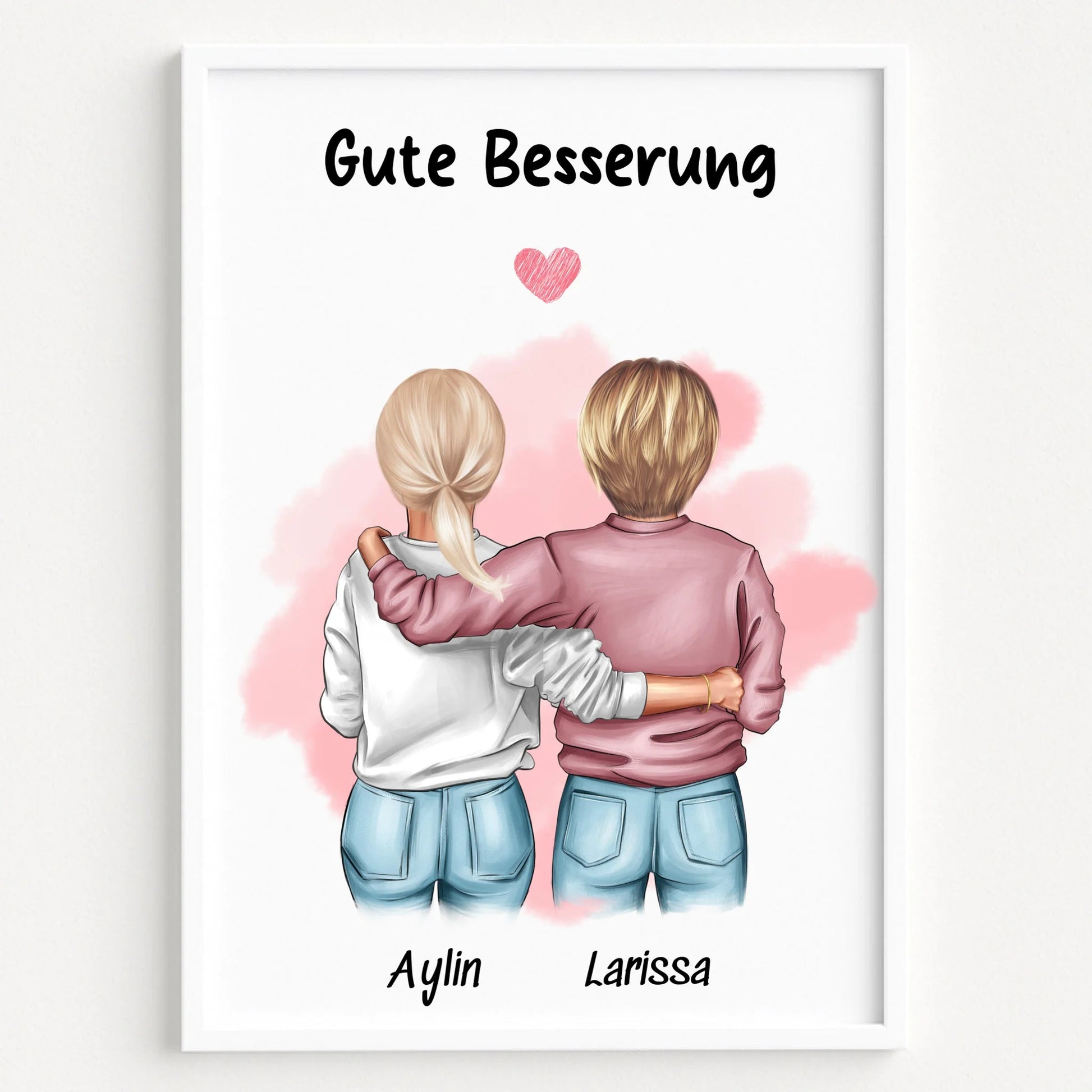 Kollegin gute Besserung Genesung Design Geschenk personalisiert - Prinolla