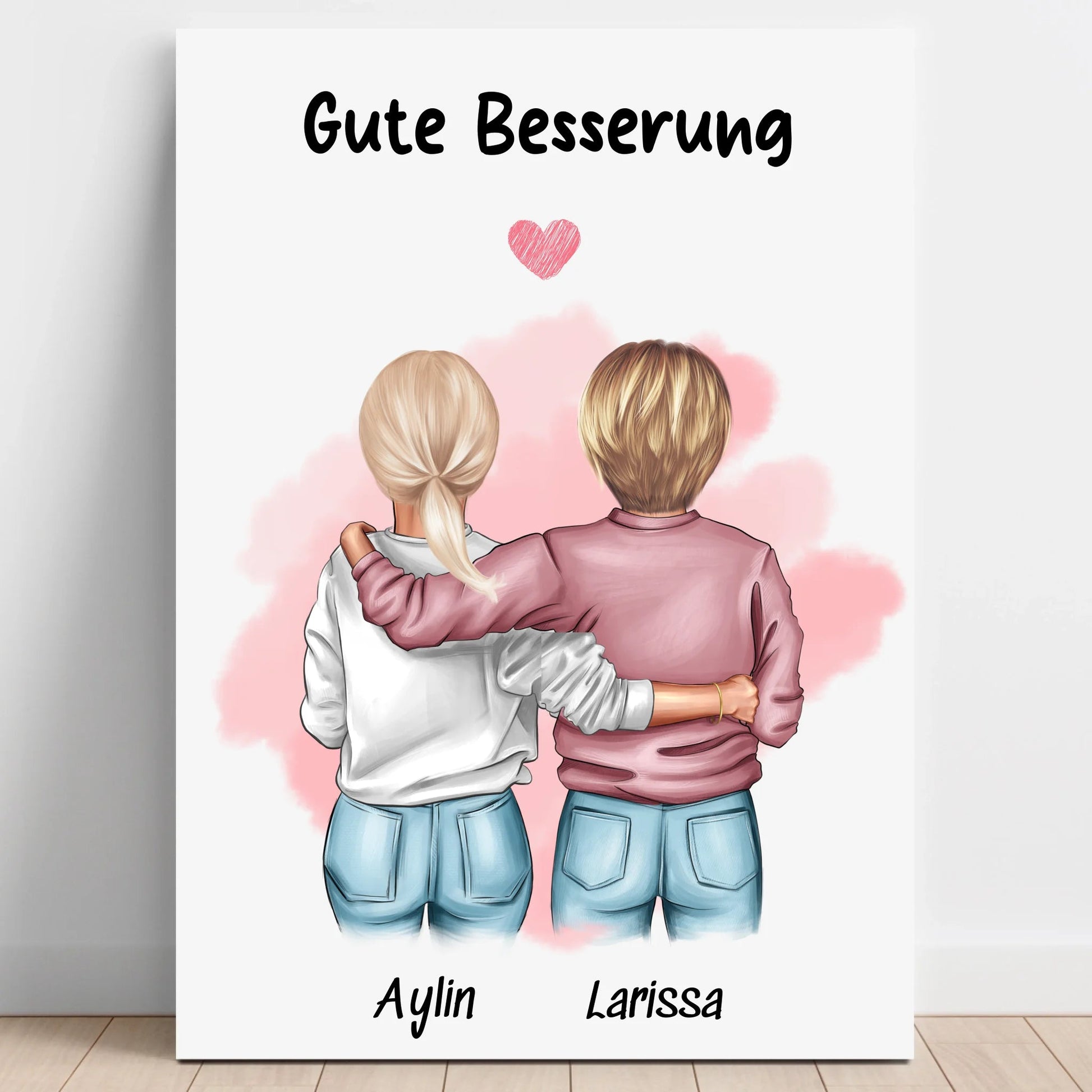 Kollegin gute Besserung Genesung Design Geschenk personalisiert - Prinolla