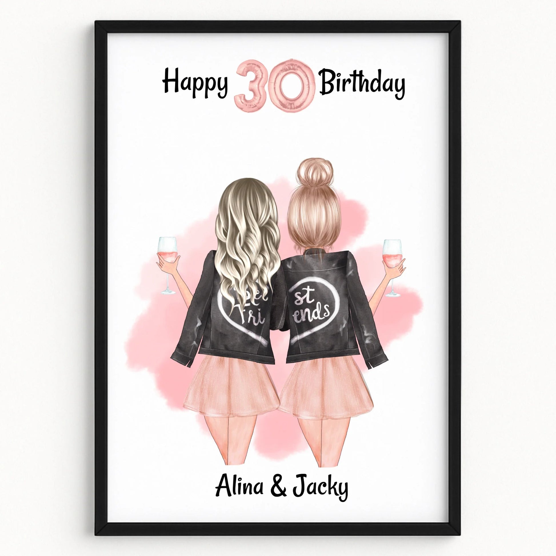 Lieblingskollegin Geburtstag Geschenk Idee Poster gestalten - Prinolla