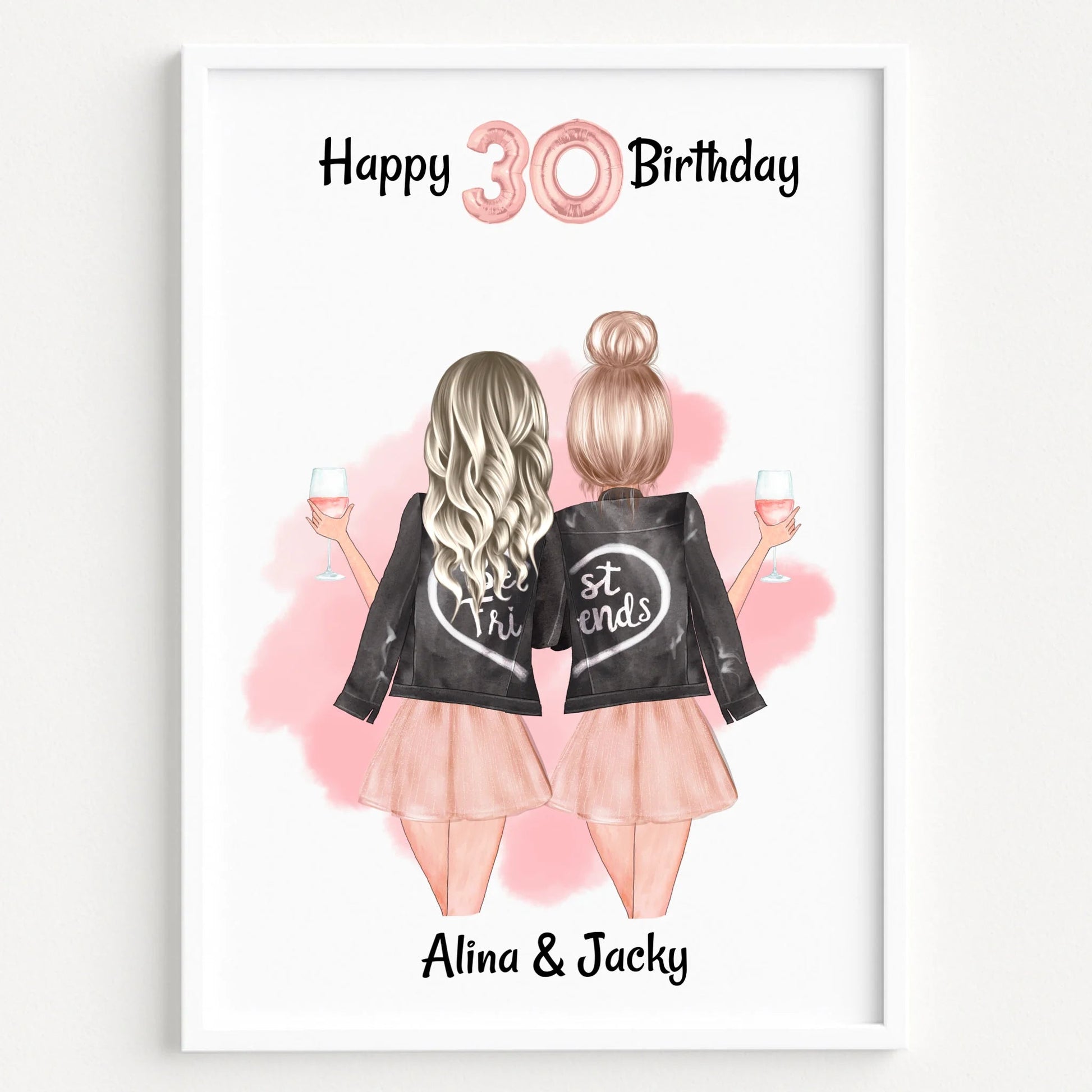 Lieblingskollegin Geburtstag Geschenk Idee Poster gestalten - Prinolla