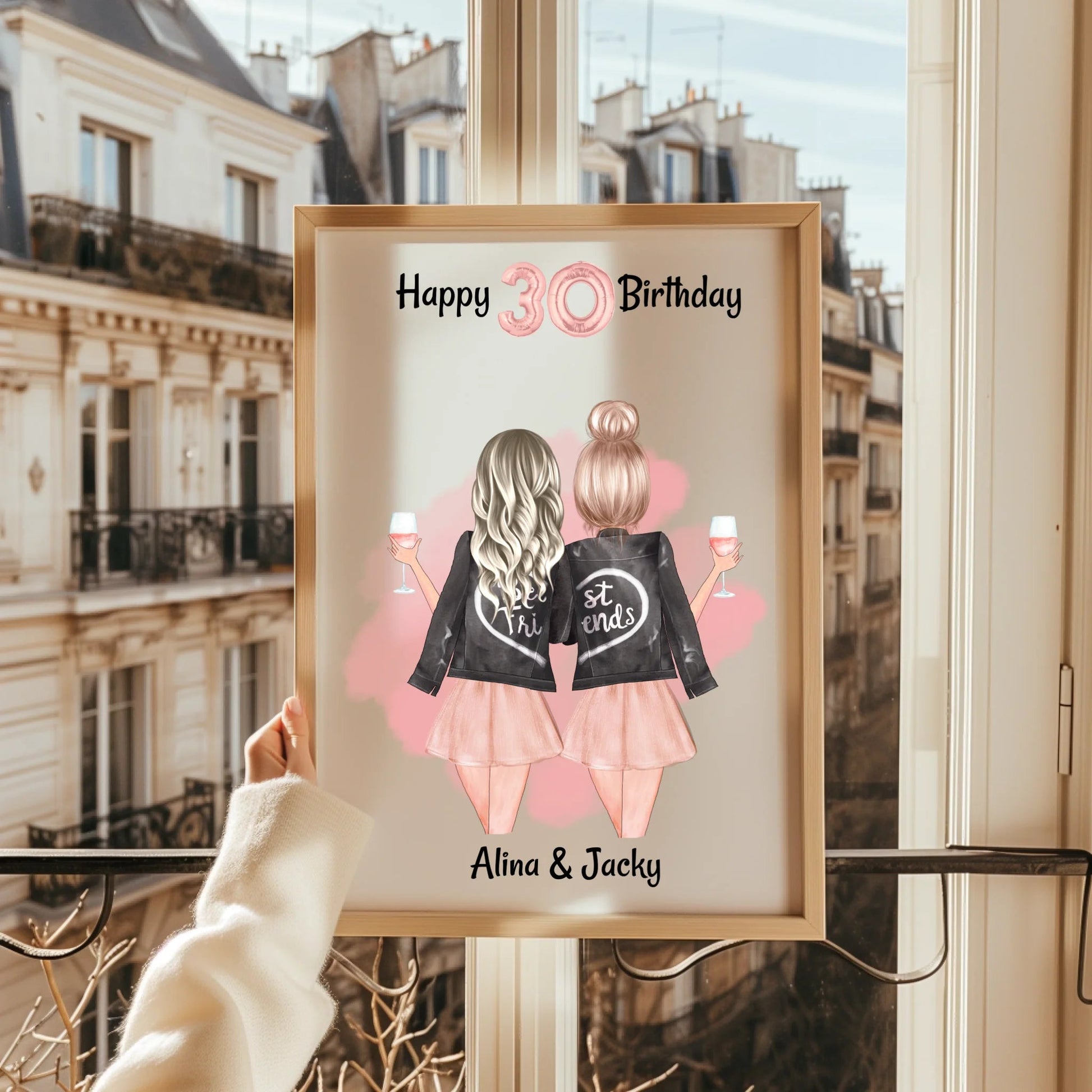 Lieblingskollegin Geburtstag Geschenk Idee Poster gestalten - Prinolla