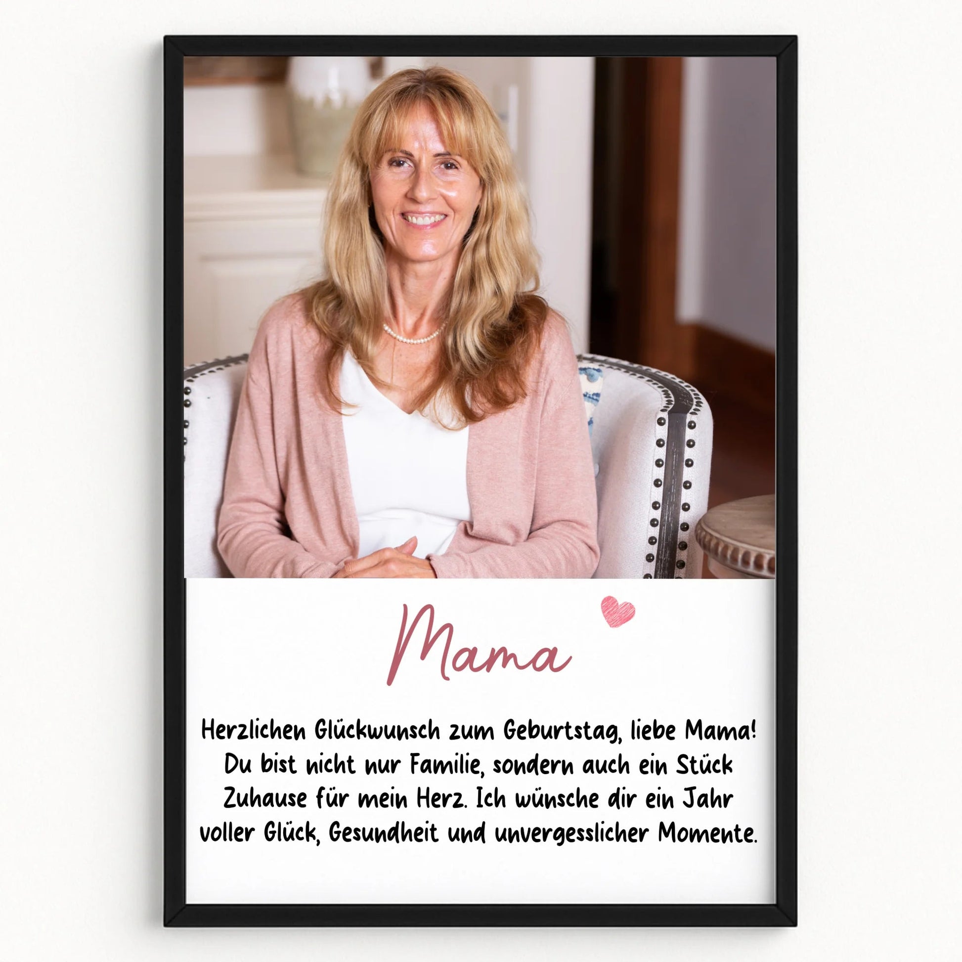 Mama Fotogeschenk Poster personalisiert - Prinolla
