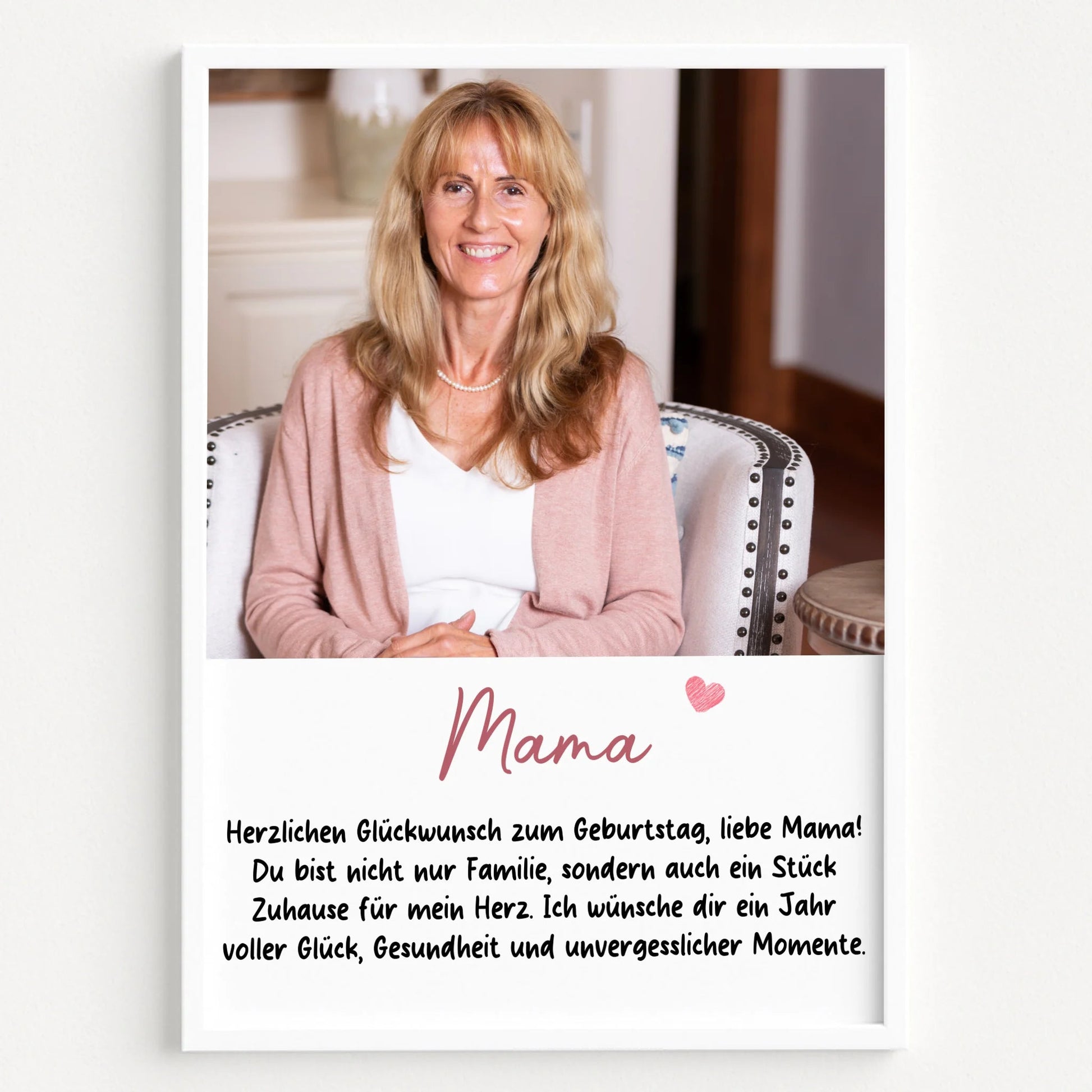 Mama Fotogeschenk Poster personalisiert - Prinolla