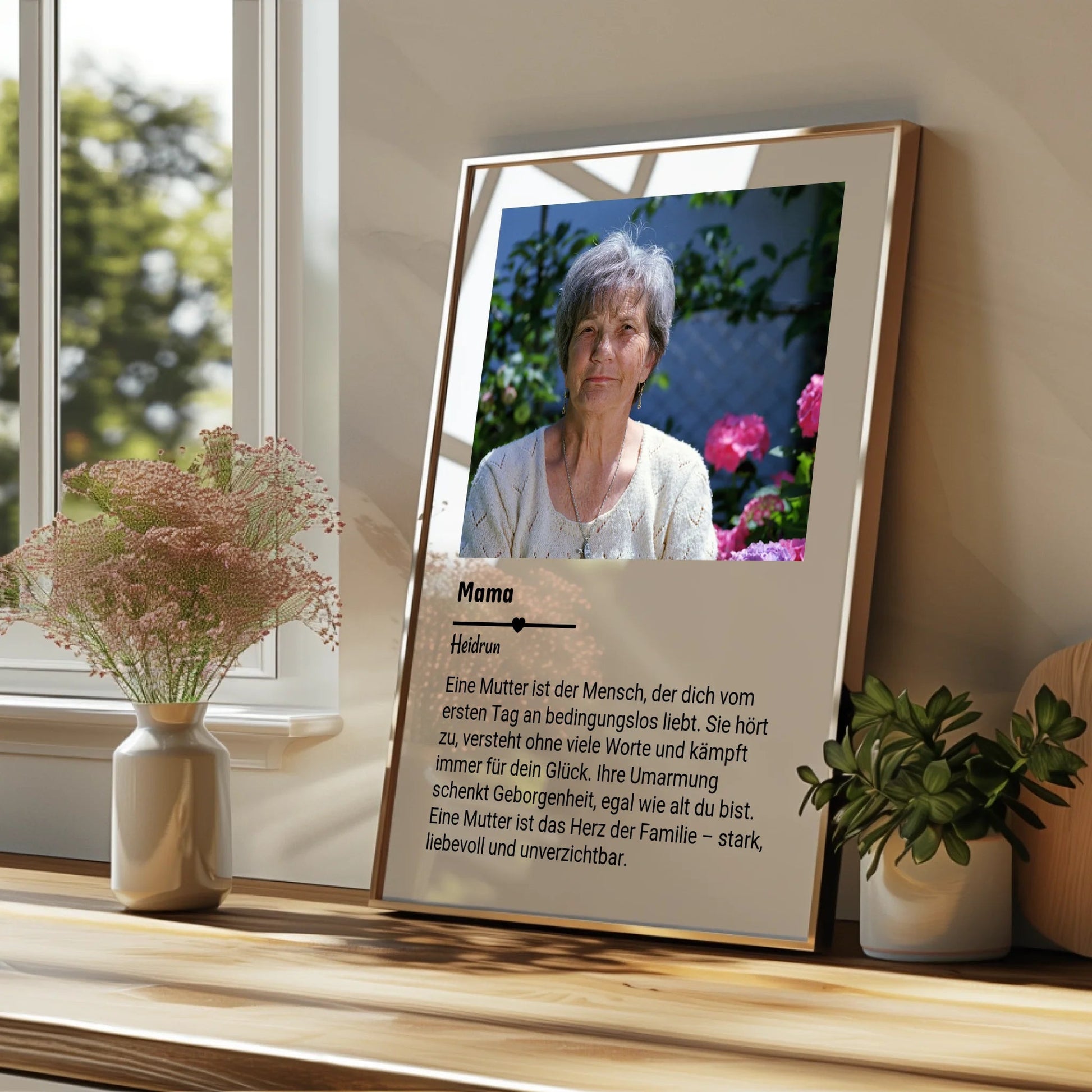 Mutter Definition Geschenk mit Foto personalisiert - Prinolla
