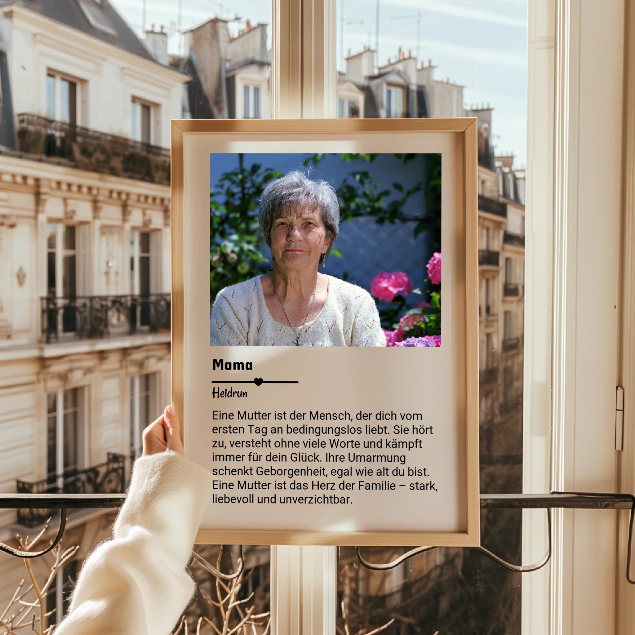 Mutter Definition Geschenk mit Foto personalisiert - Prinolla