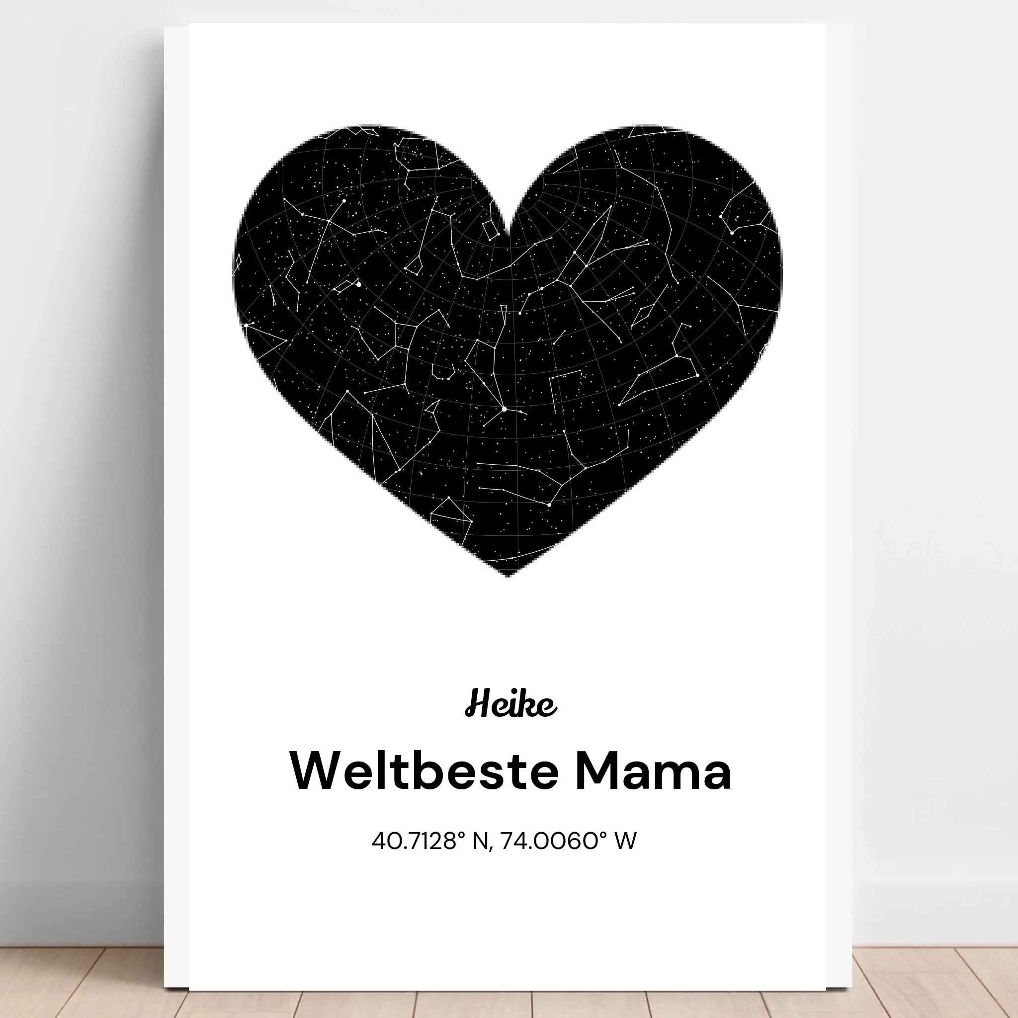 Mutter Geschenk Sternehimmel Poster zum Geburtstag - Prinolla