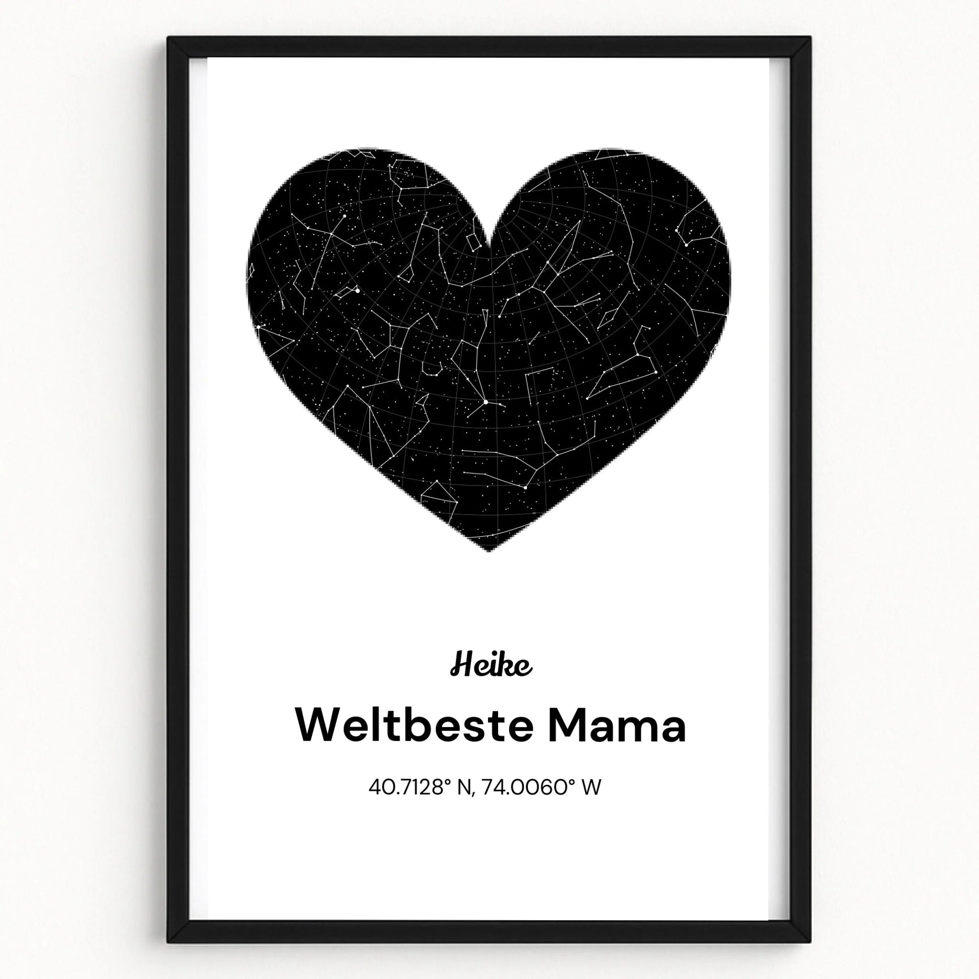 Mutter Geschenk Sternehimmel Poster zum Geburtstag - Prinolla