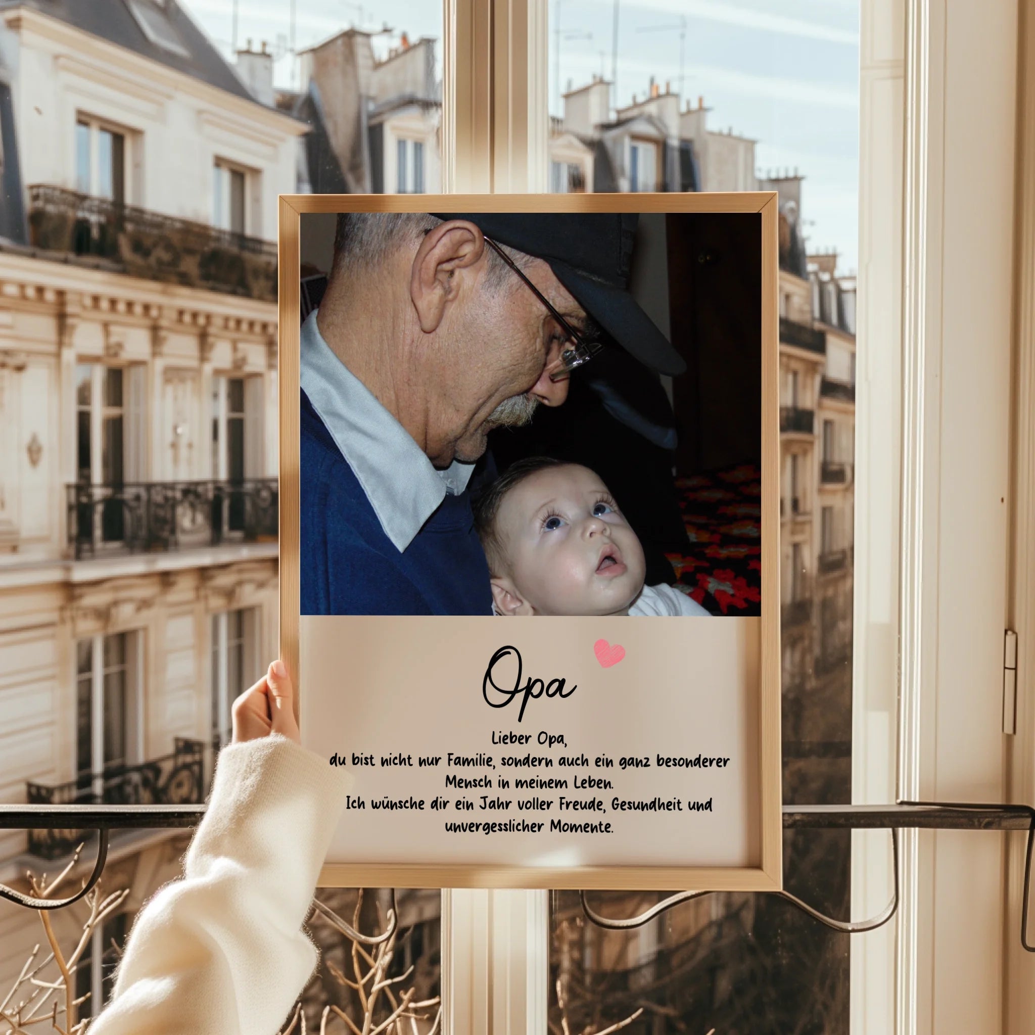 Opa Foto Geschenk mit Spruch personalisiert - Prinolla